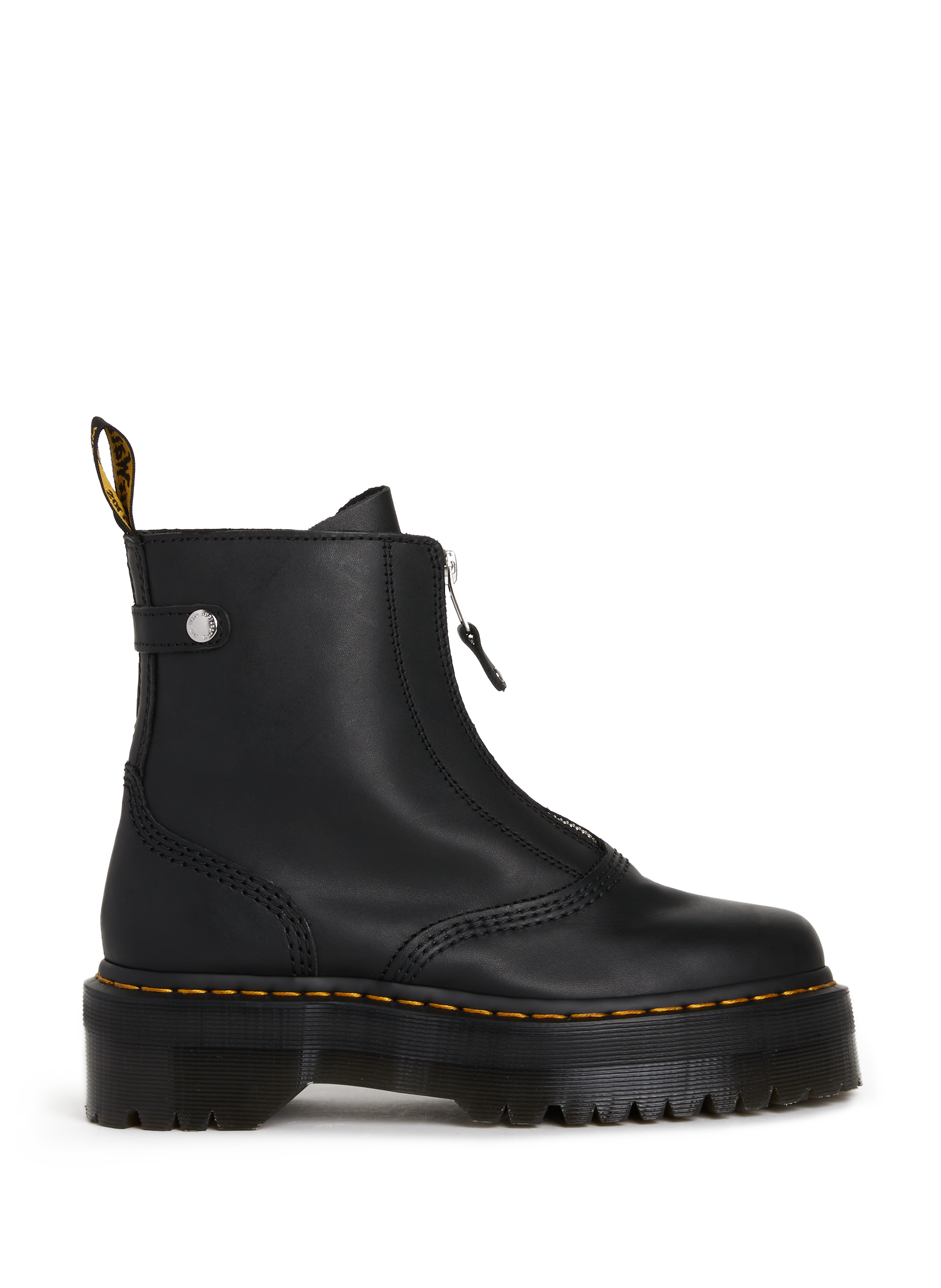 DR. MARTENS Jetta leather ankle boots Black