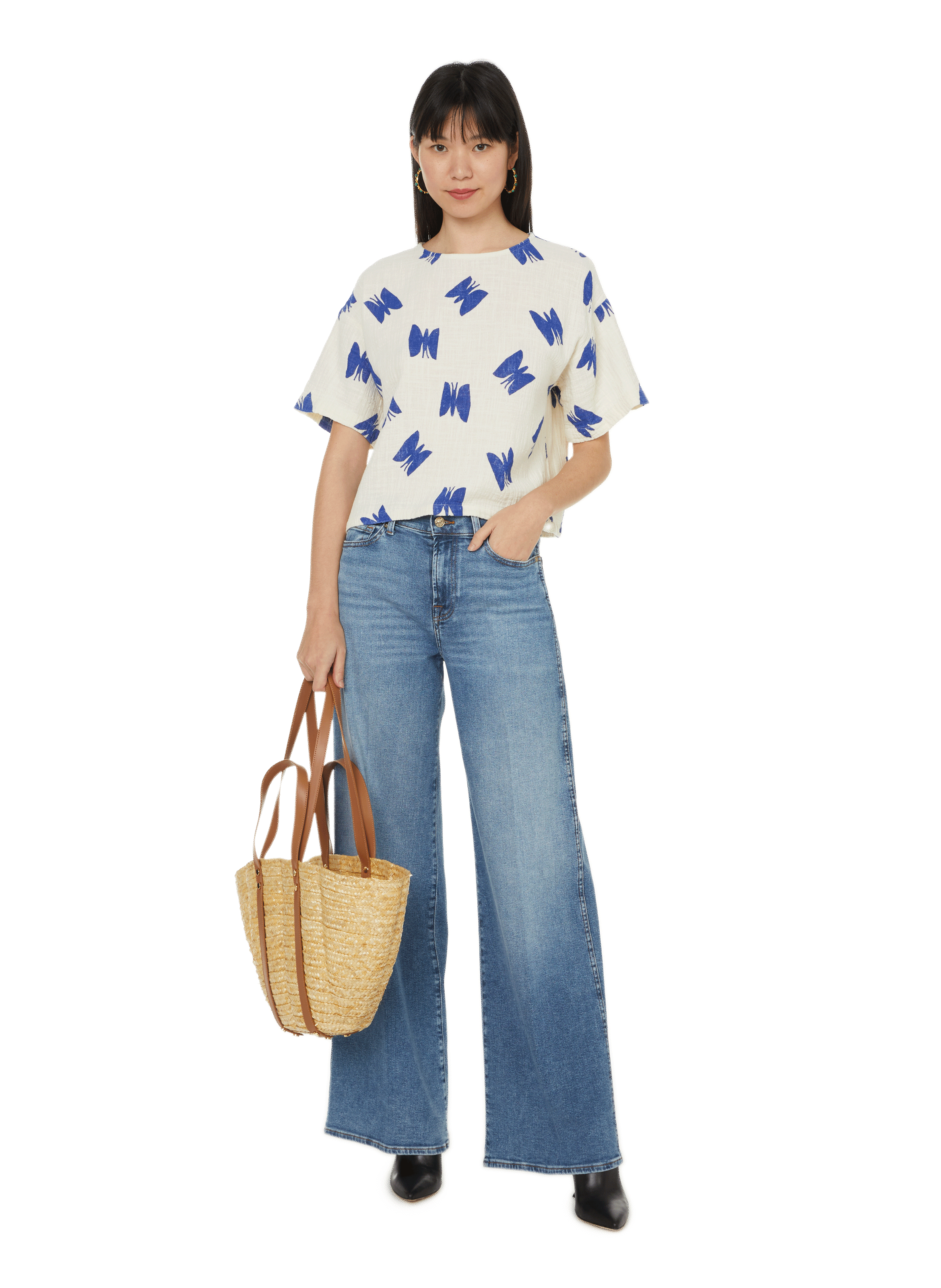 Blouse imprimé en gaze de coton  BOBO CHOSES Multicolore