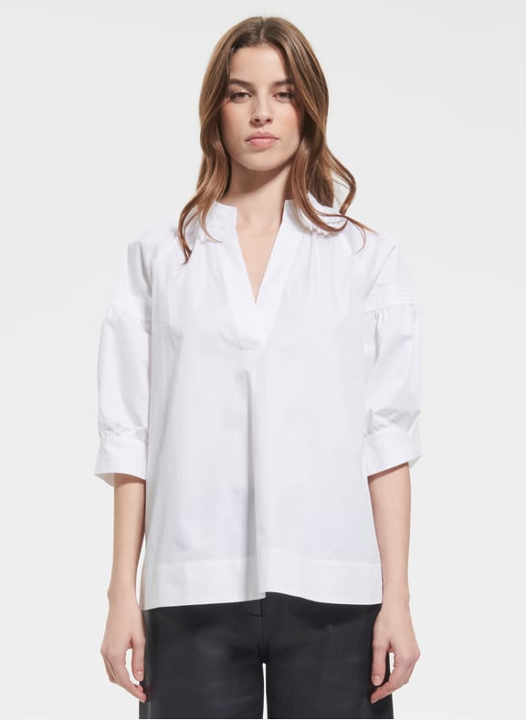 Chemise blanc ample - cambridge Blanc by ZAPA ZAPA Chemise blanc ample - cambridge Blanc