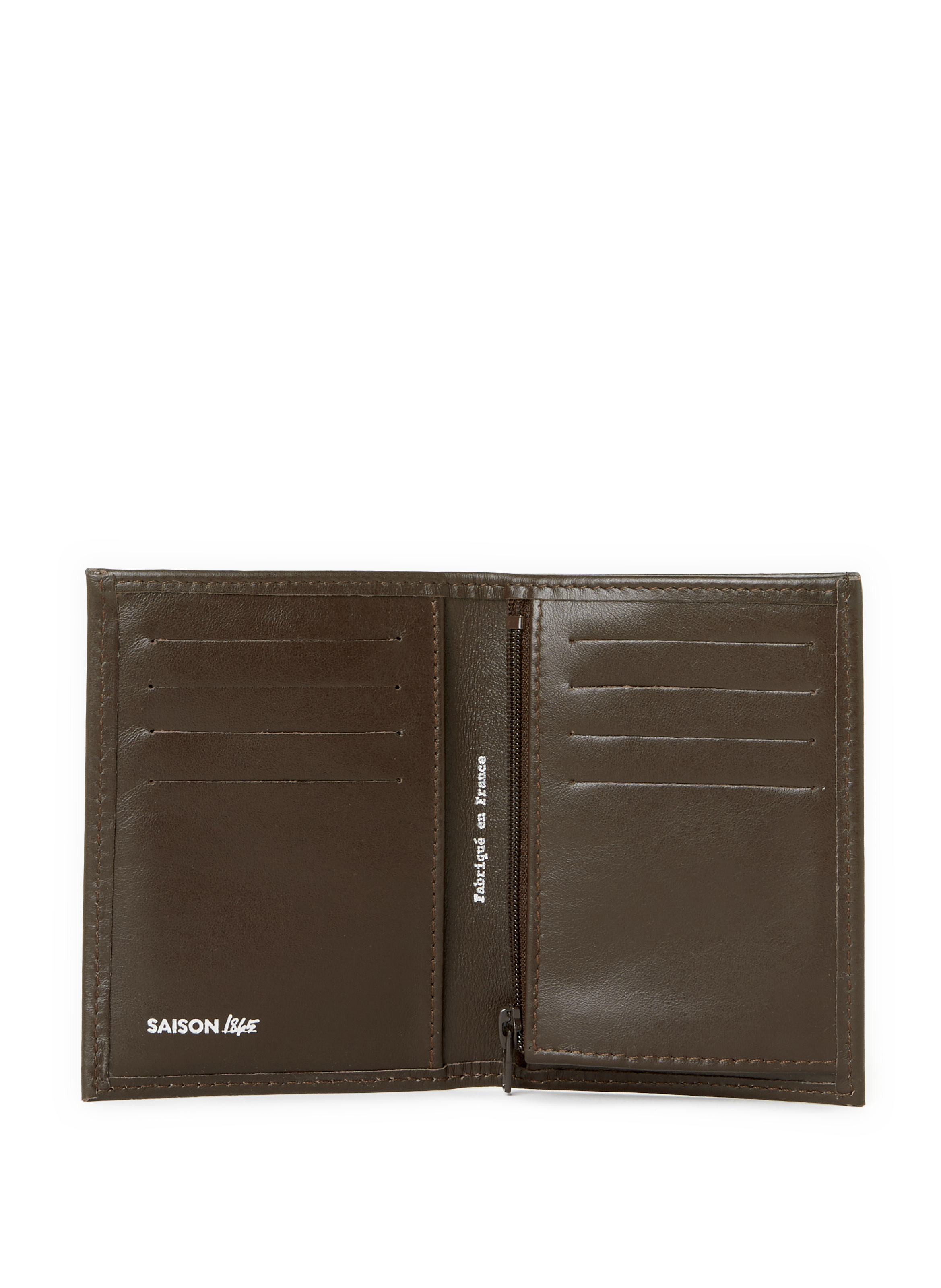 Leather card holder SAISON 1865 Brown