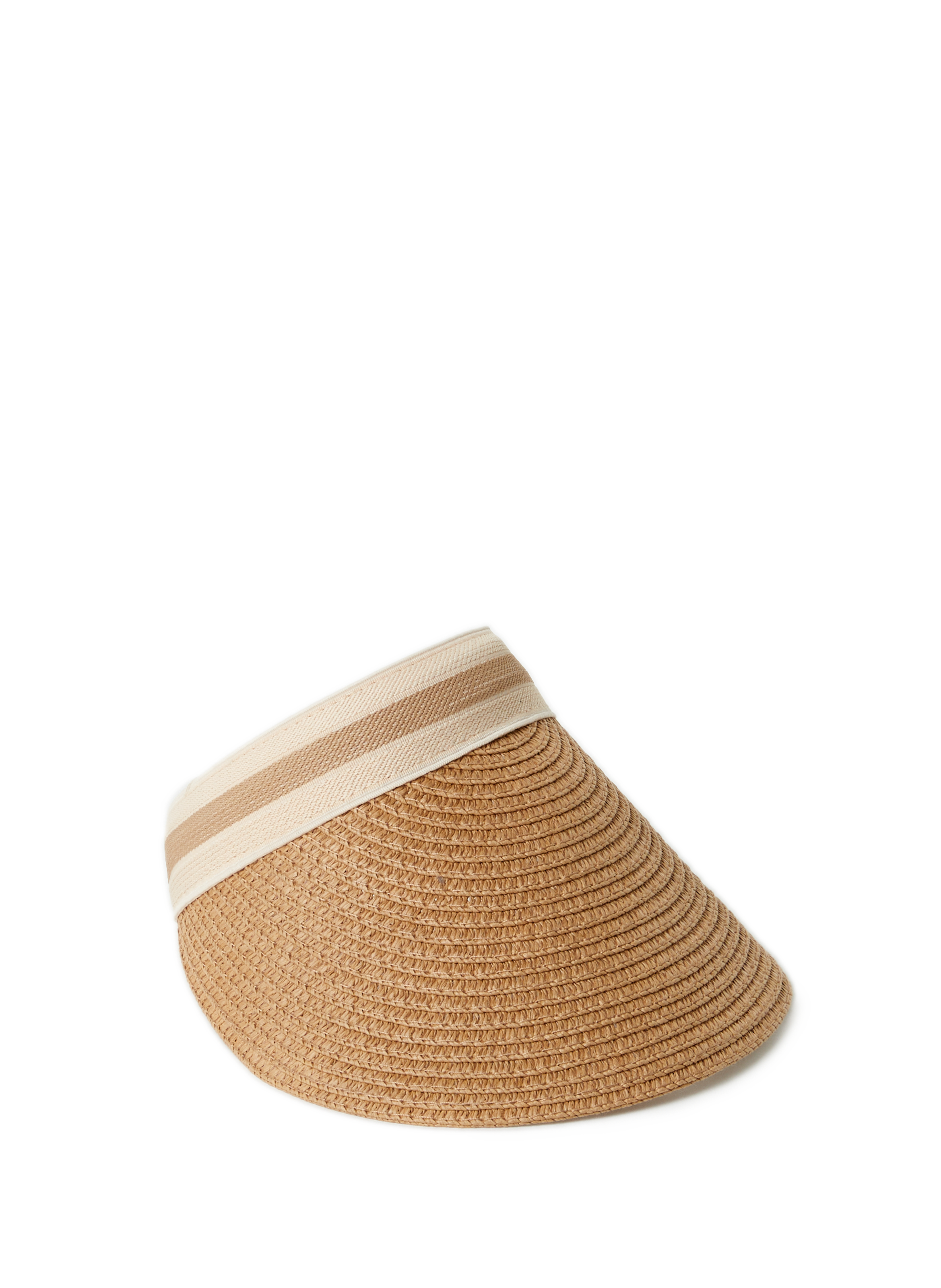 Visière en Rafia AU PRINTEMPS PARIS Marron
