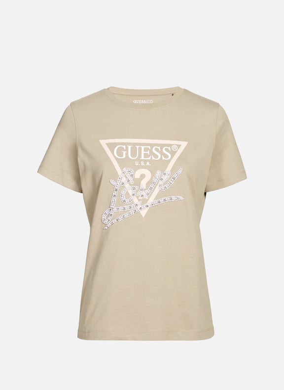 T-shirt à logo Kaki by GUESS GUESS T-shirt à logo Kaki