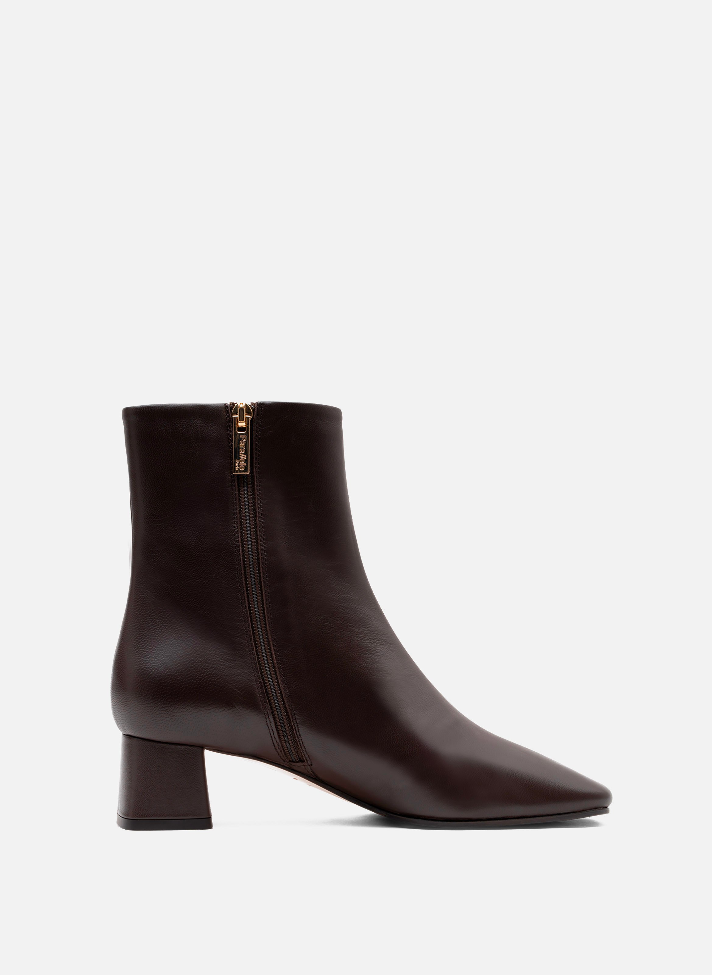 Bottines batan en nappa PARALLELE Marron
