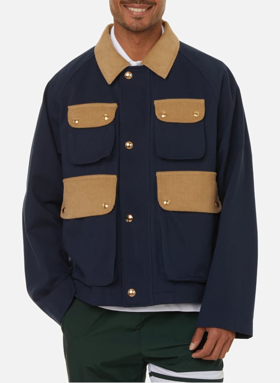 Veste à poches contrastantes Bleu by THOM BROWNE THOM BROWNE Veste à poches contrastantes Bleu