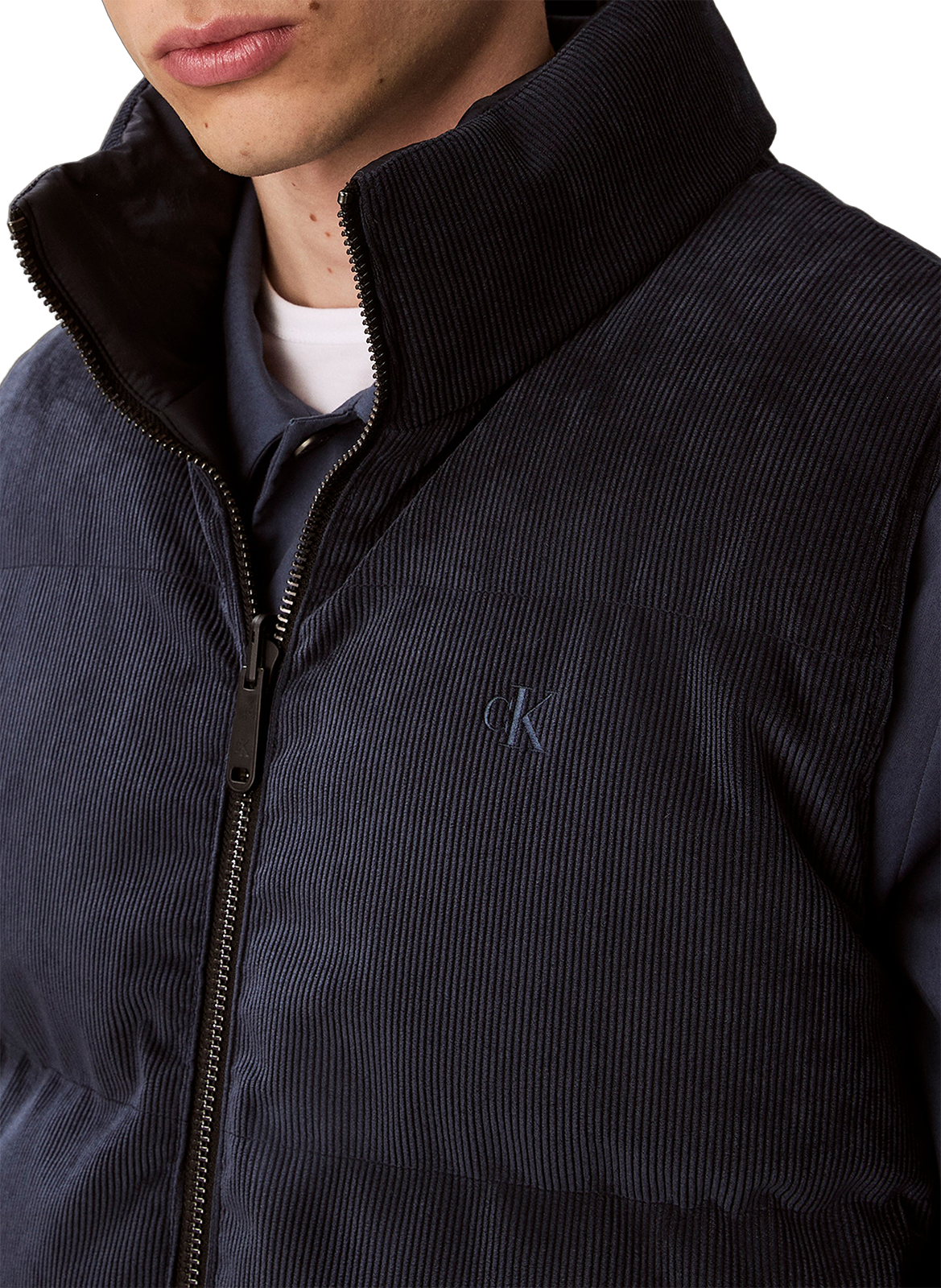 Down gilet CALVIN KLEIN Blue