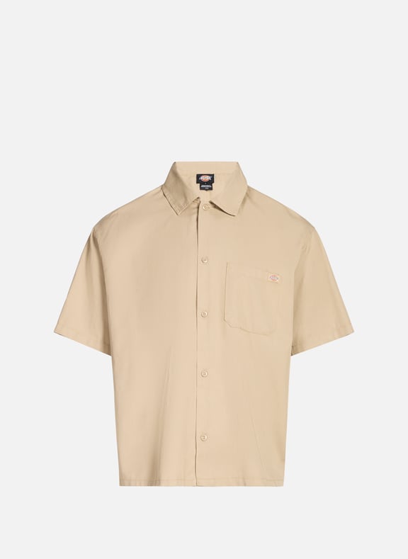 Chemise en coton mélangé Beige by DICKIES DICKIES Chemise en coton mélangé Beige