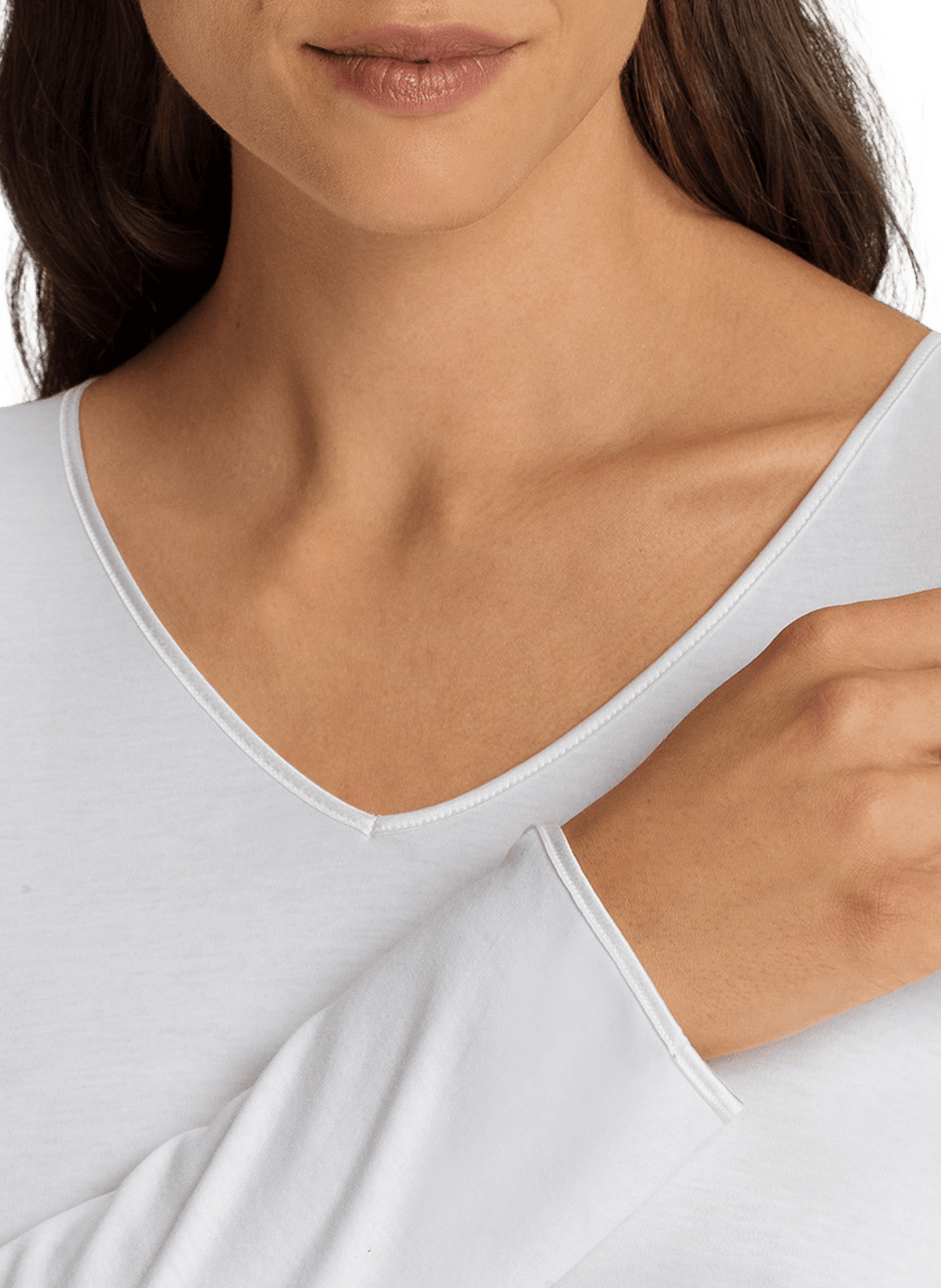 Ensemble pyjama en coton  HANRO Blanc