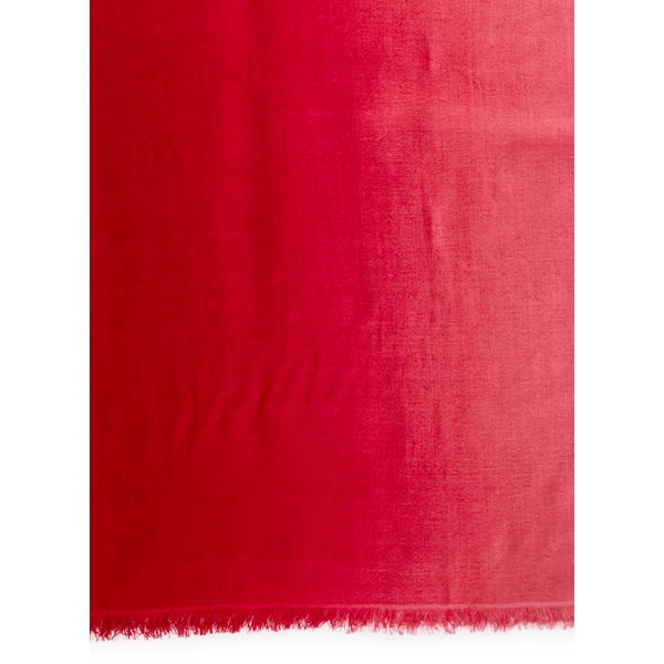 Au Printemps Paris Etole Tie And Dye En Laine In Red