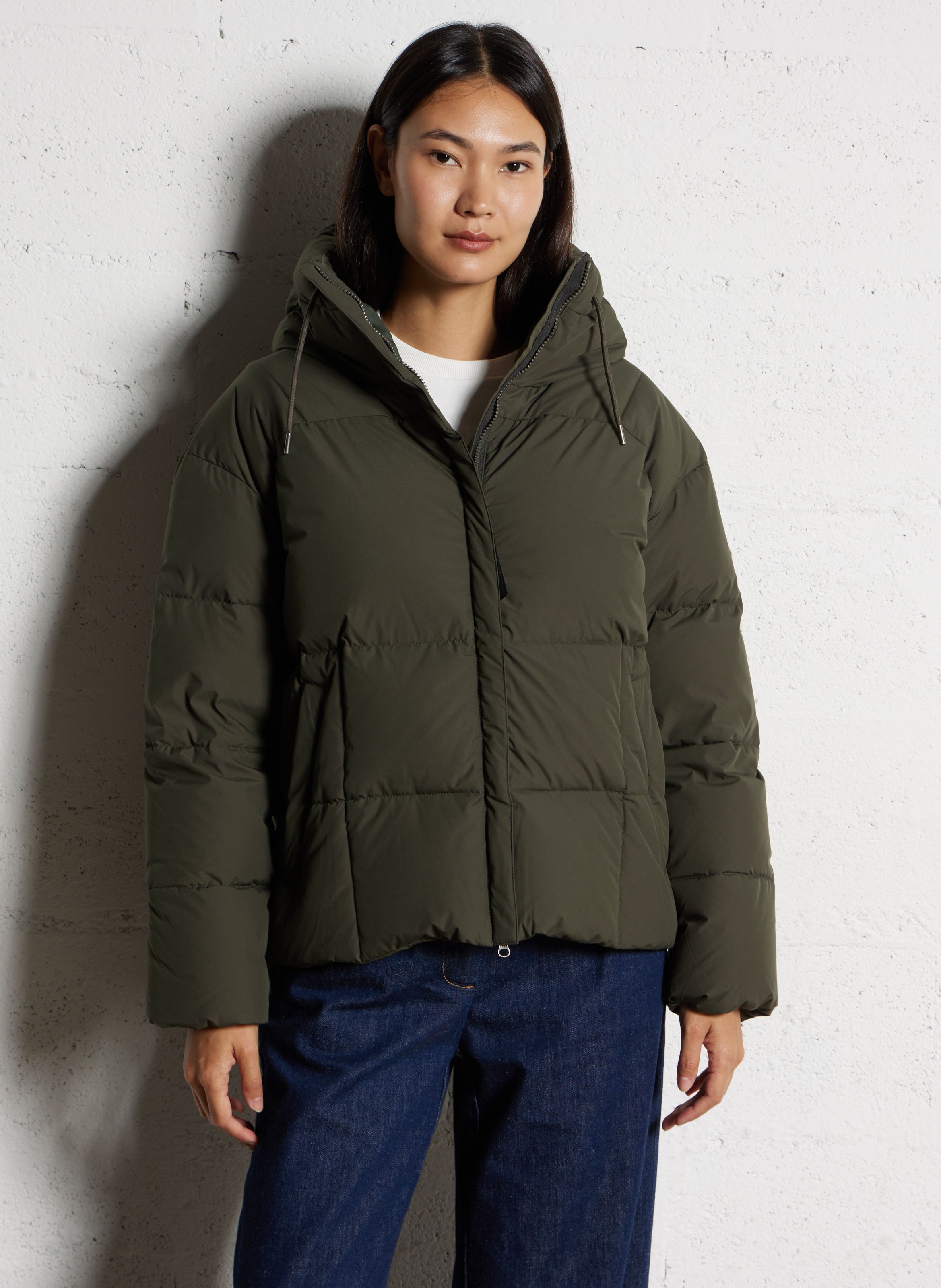 Doudoune droite matelassée harmonie PYRENEX Kaki