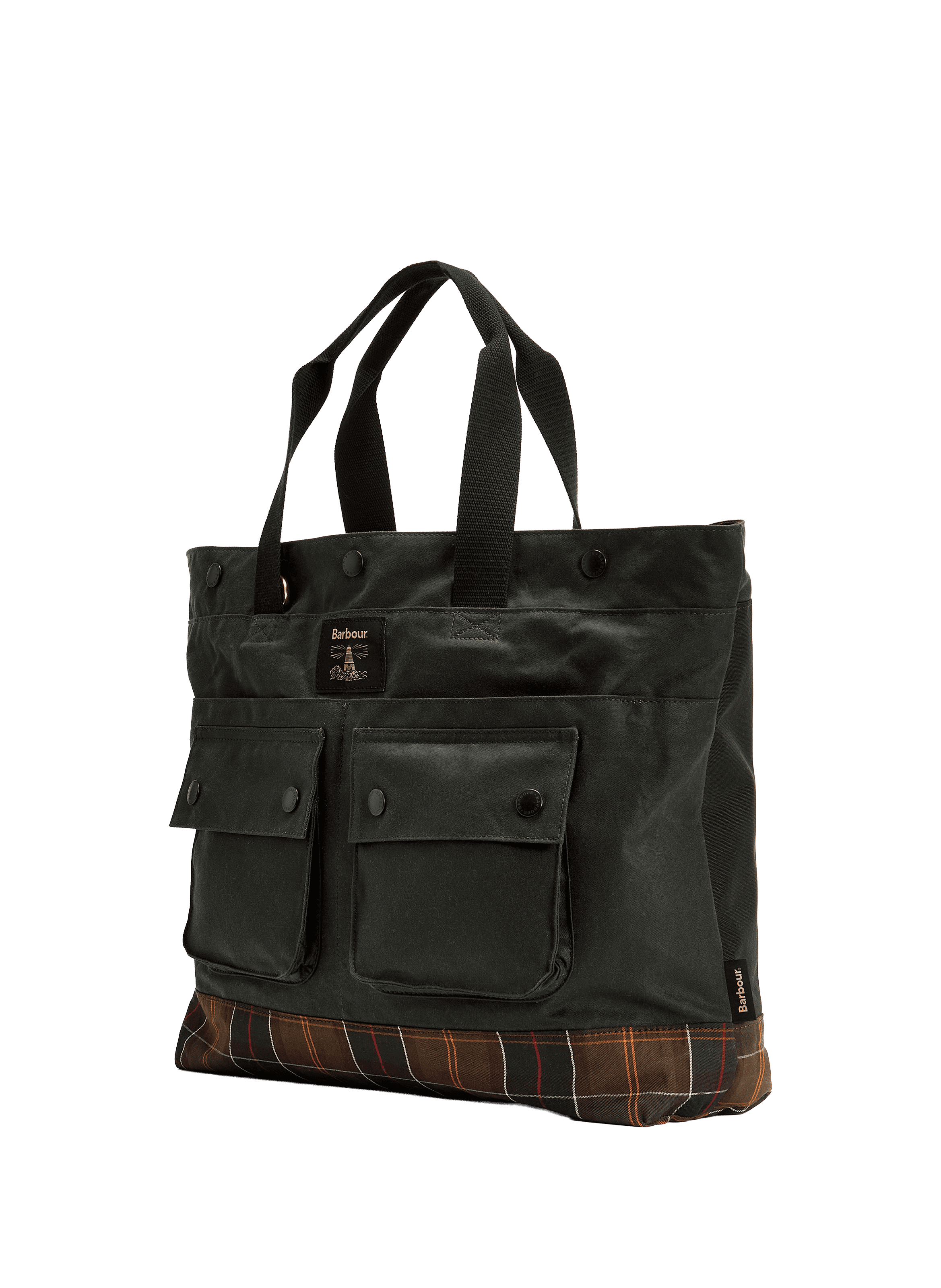 Sac cabas en coton wax BARBOUR Multicolore
