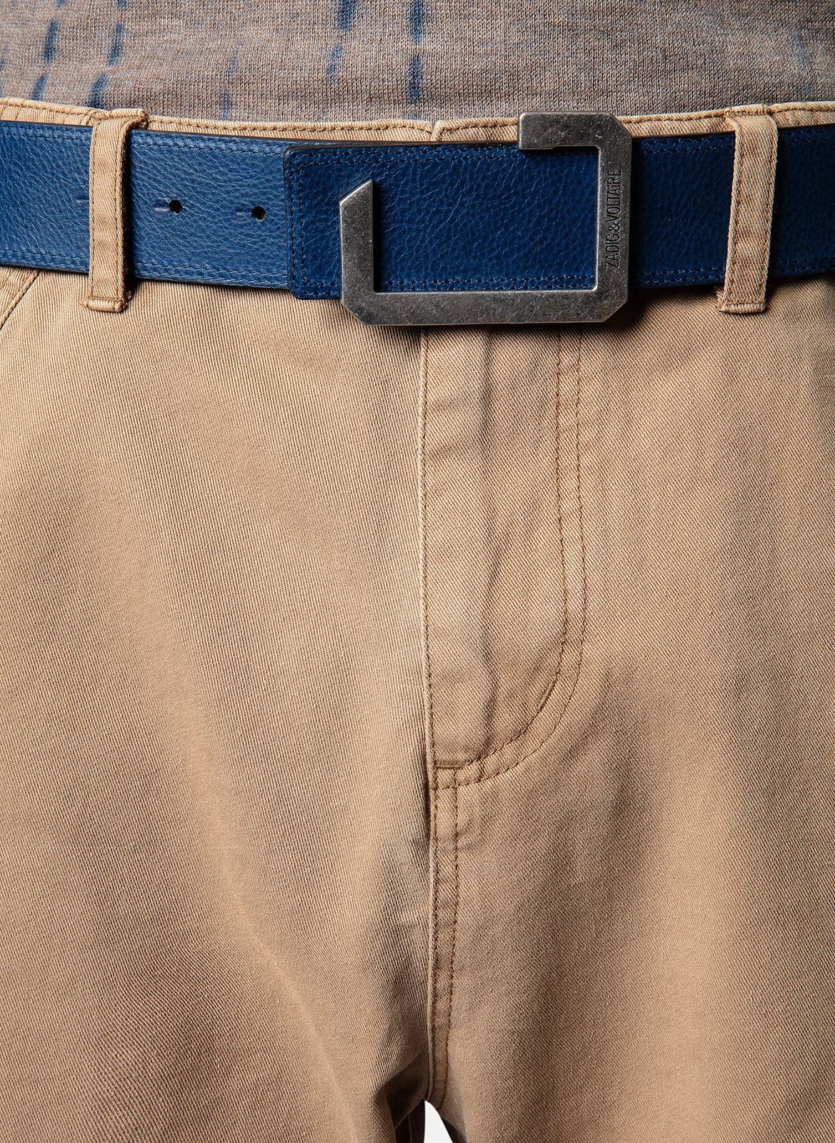 Ceinture en cuir buckley ZADIG&VOLTAIRE Bleu