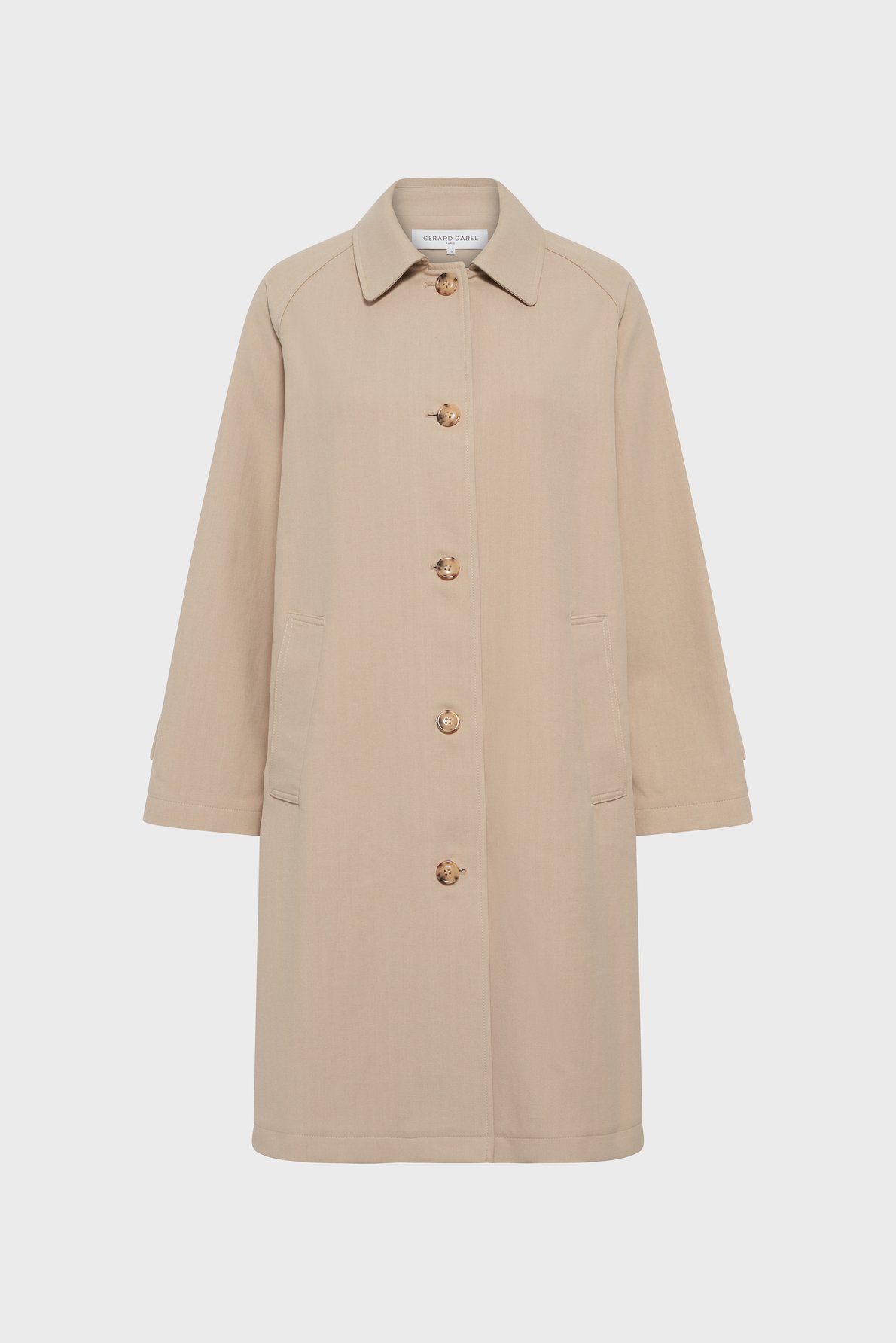 Trench droit en coton - parisa GERARD DAREL Beige