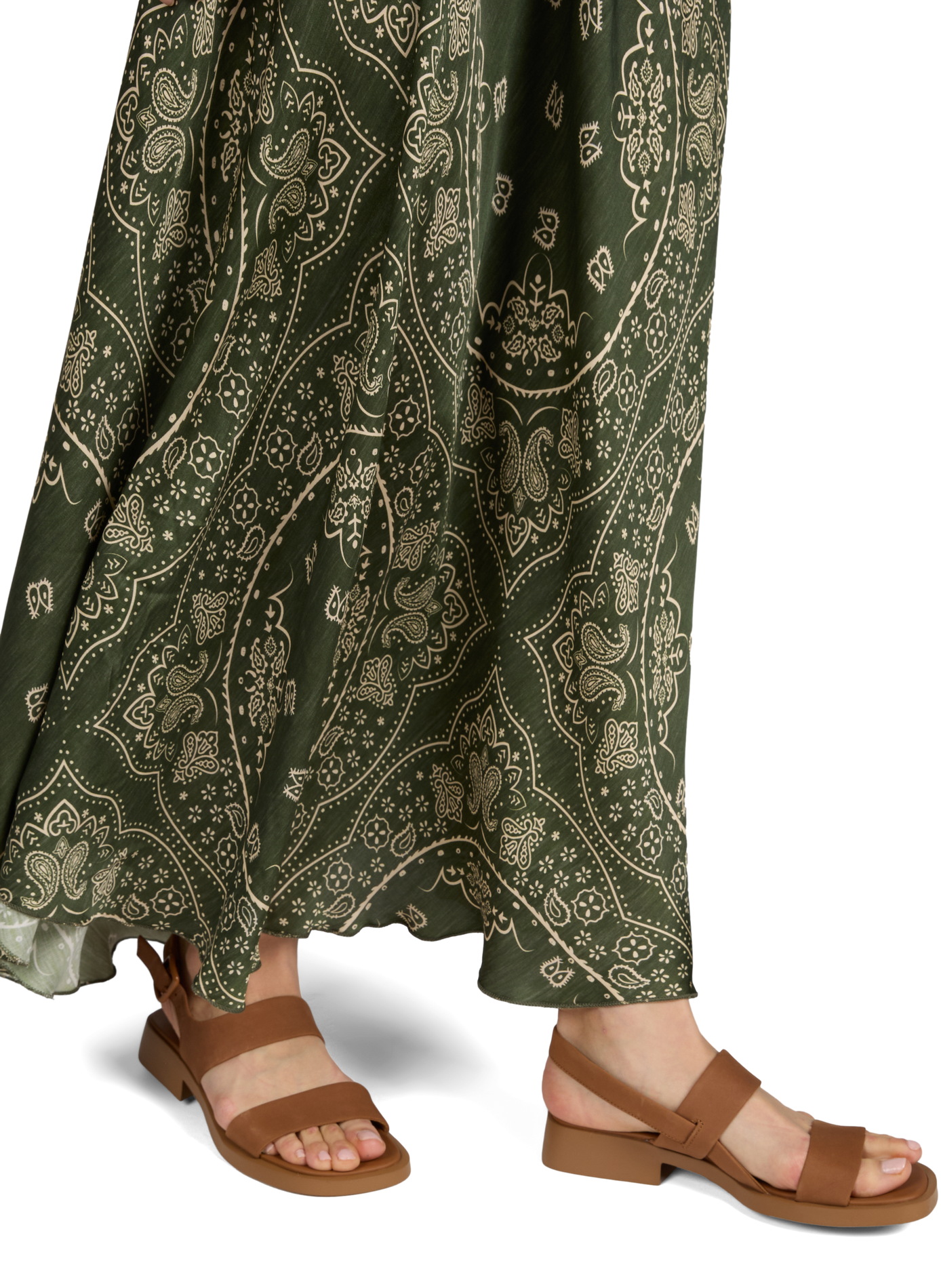 Dana cow leather sandals CAMPER Brown