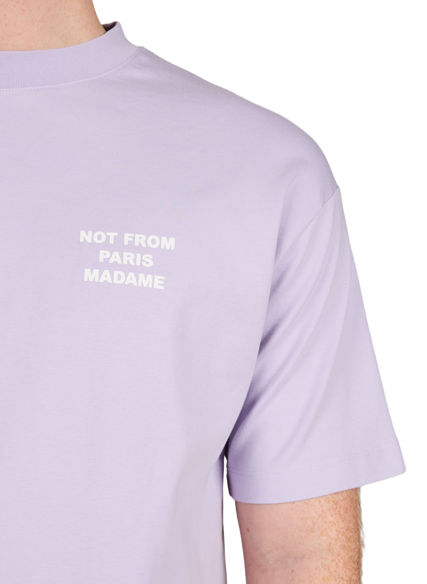 Classic Cotton T-Shirt DROLE DE MONSIEUR Purple