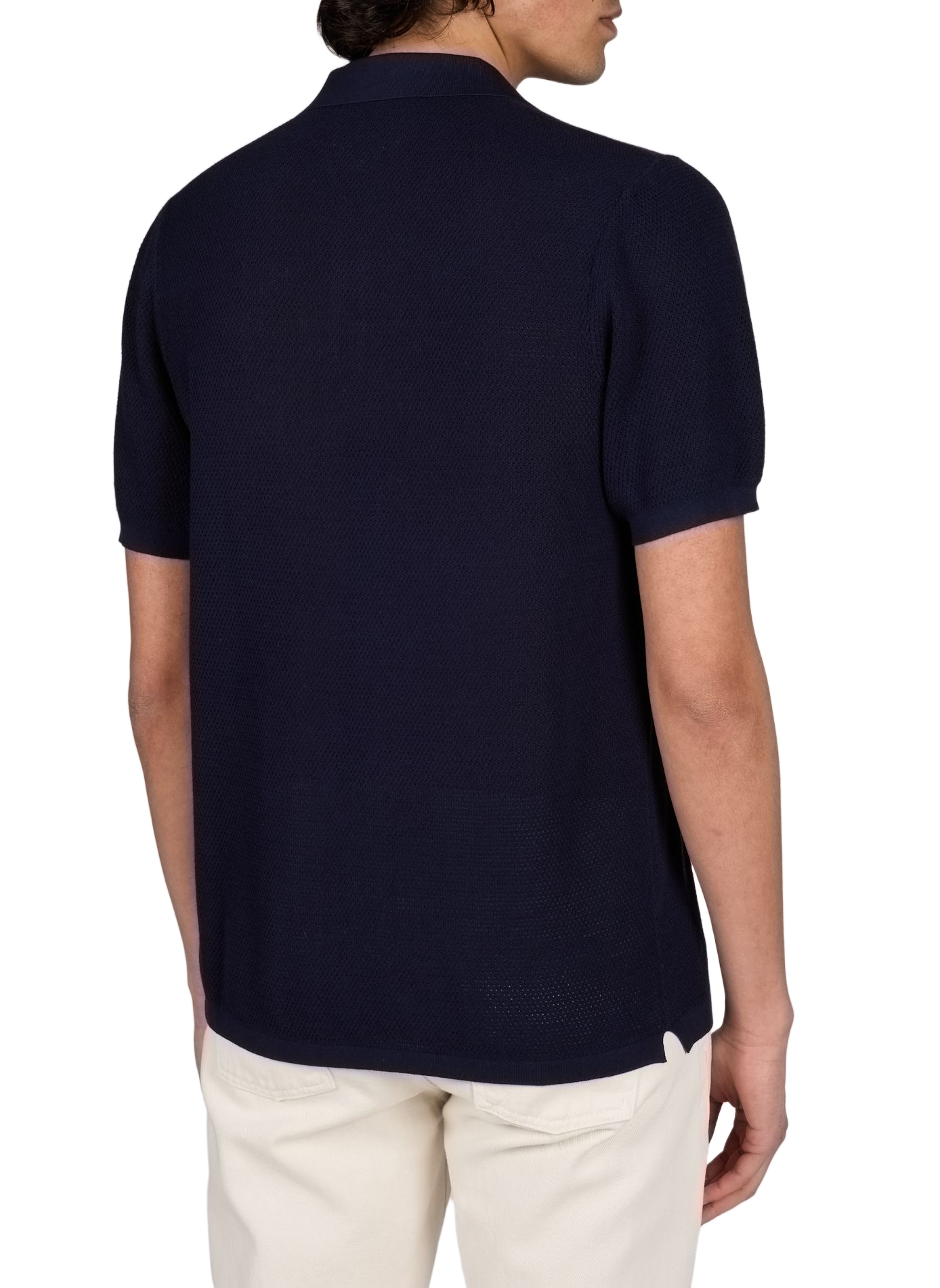 Sloan Mesh Buttonless Cardigan MC2 SAINT BARTH Blue