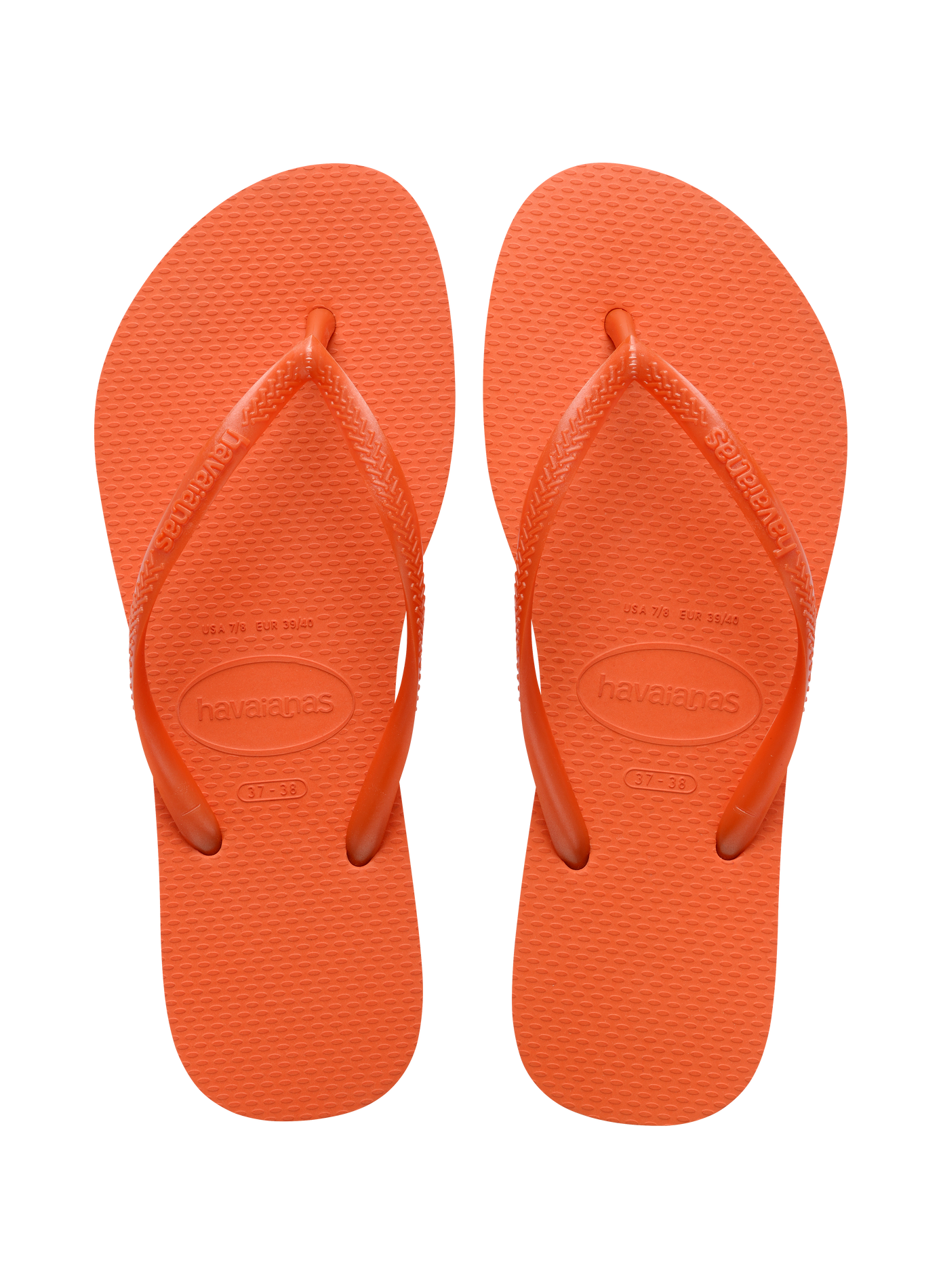 Slim flip flops HAVAIANAS Orange