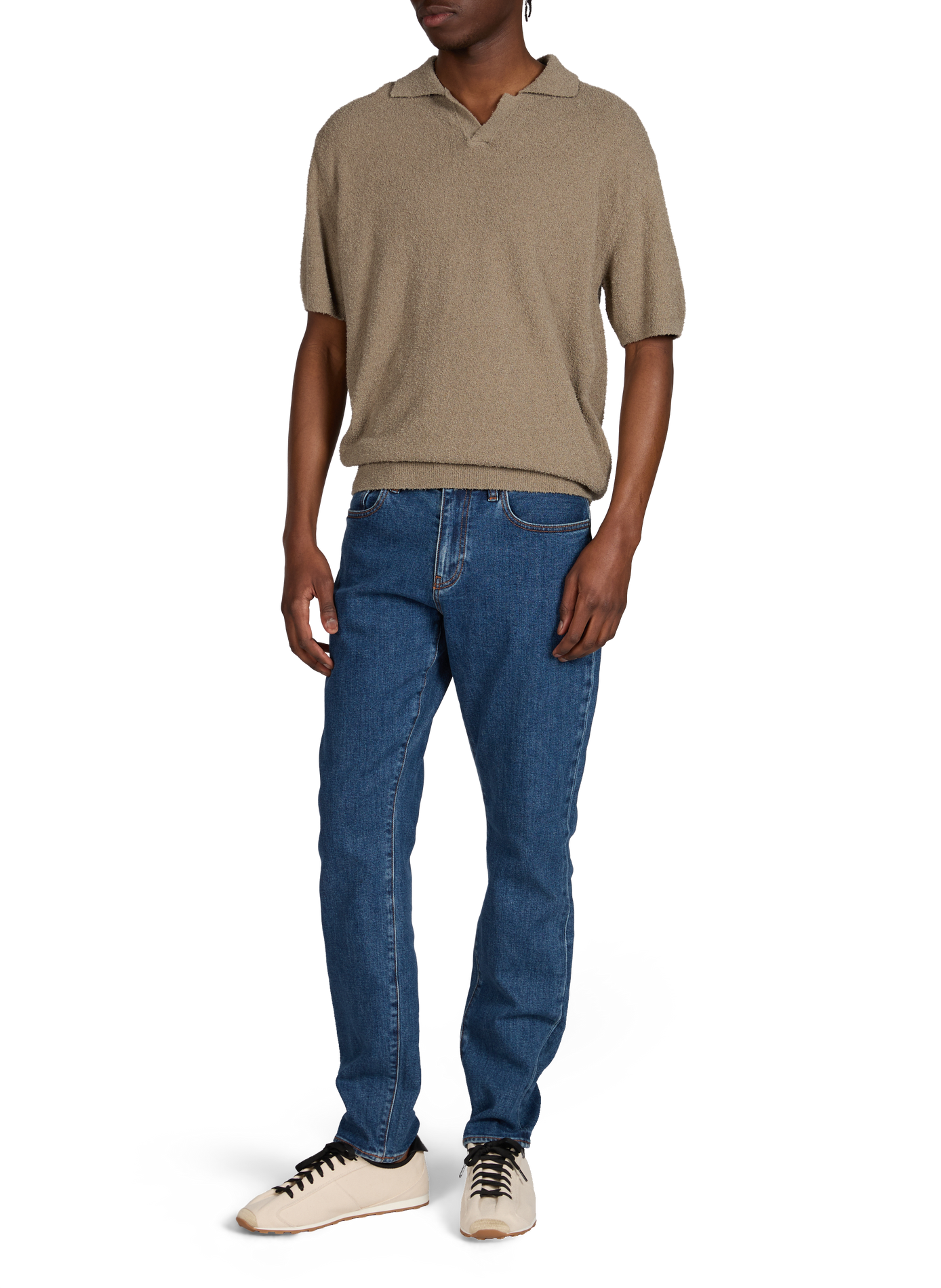 Cotton-blend slim-fit jeans ARMANI EXCHANGE Blue