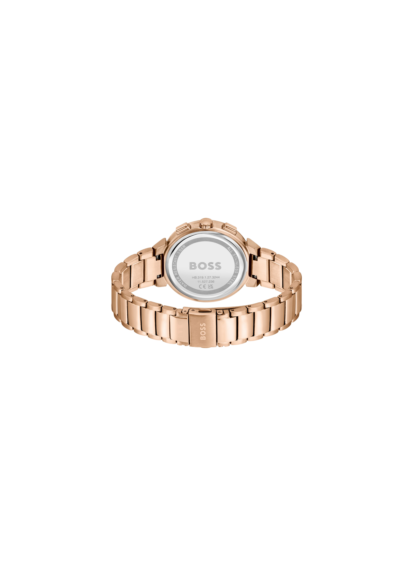 Montre quartz One en acier inoxydable BOSS MONTRES Doré