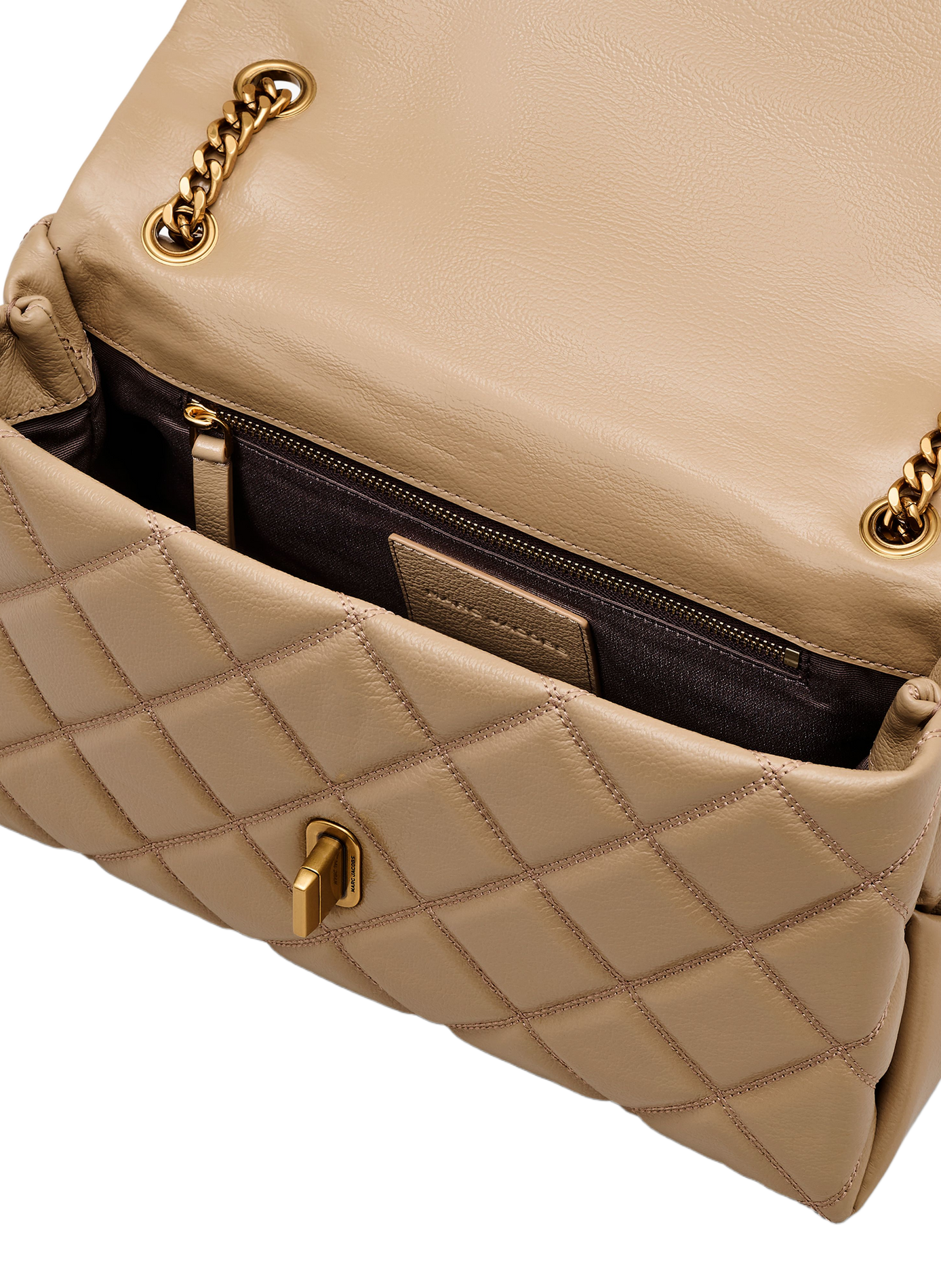 Sac à main Le Quilted Dual Convertible Shoulder Bag MARC JACOBS Marron
