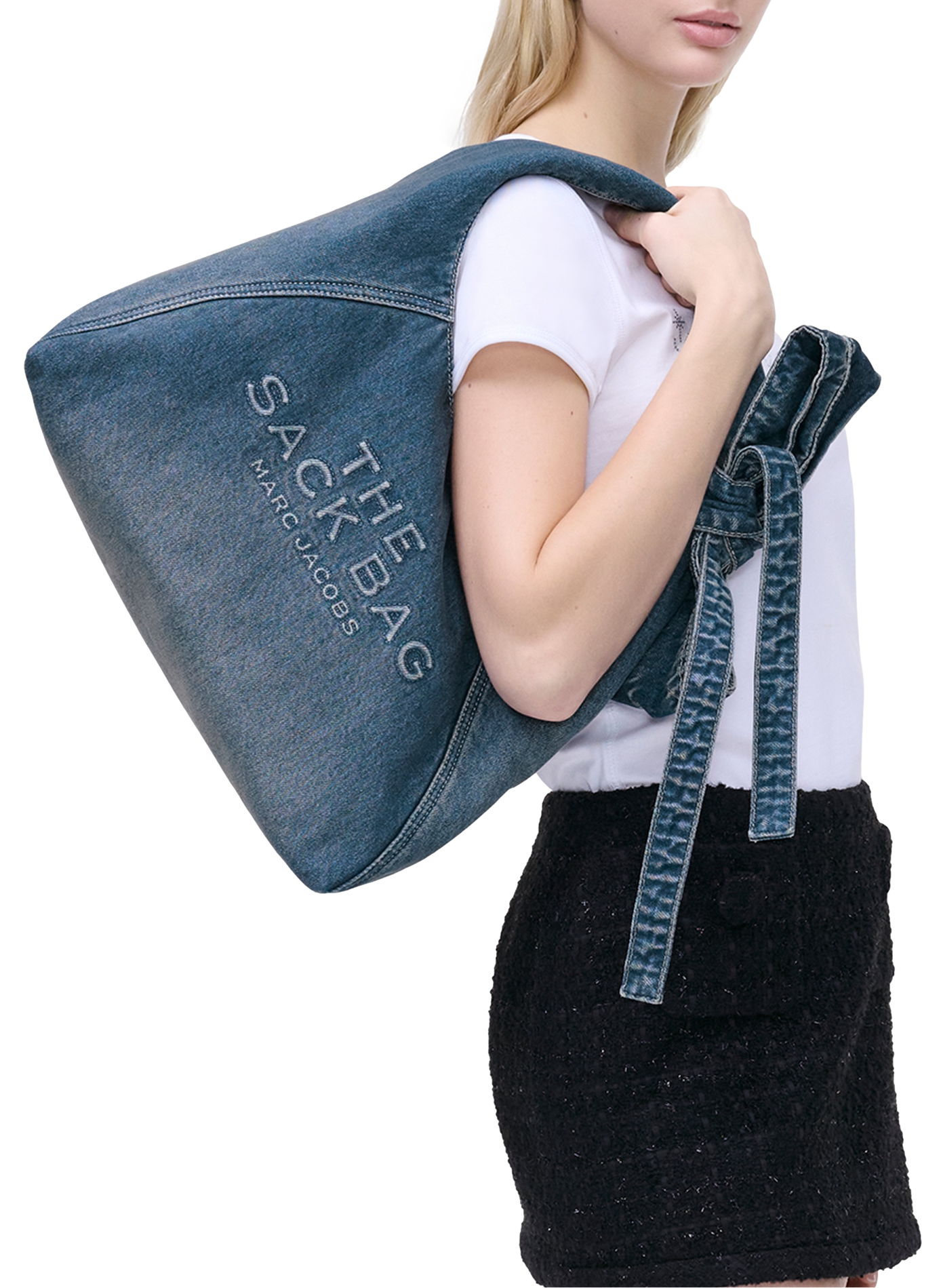 Handbag The Sack MARC JACOBS Blue