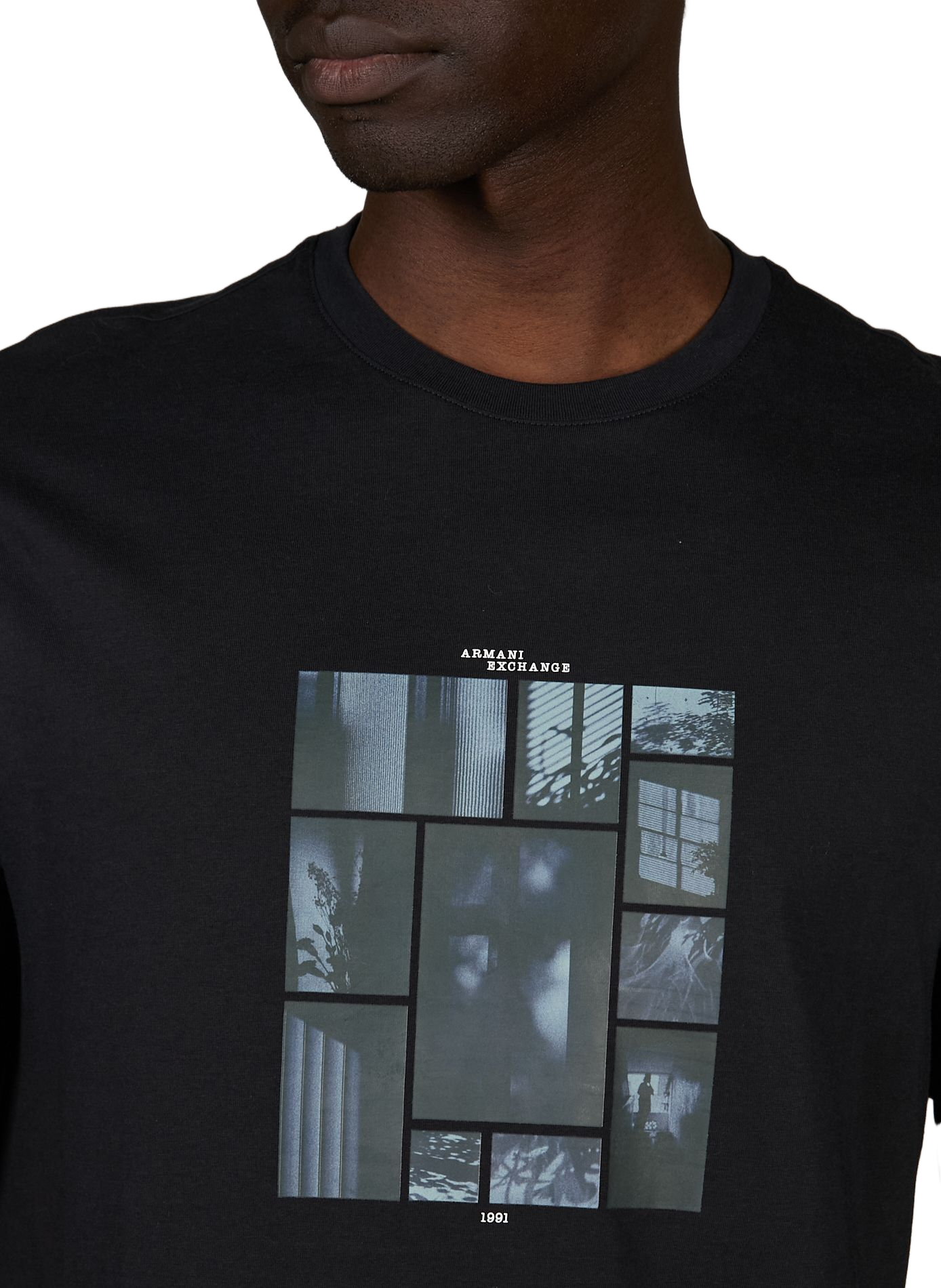 Cotton T-shirt ARMANI EXCHANGE Blue