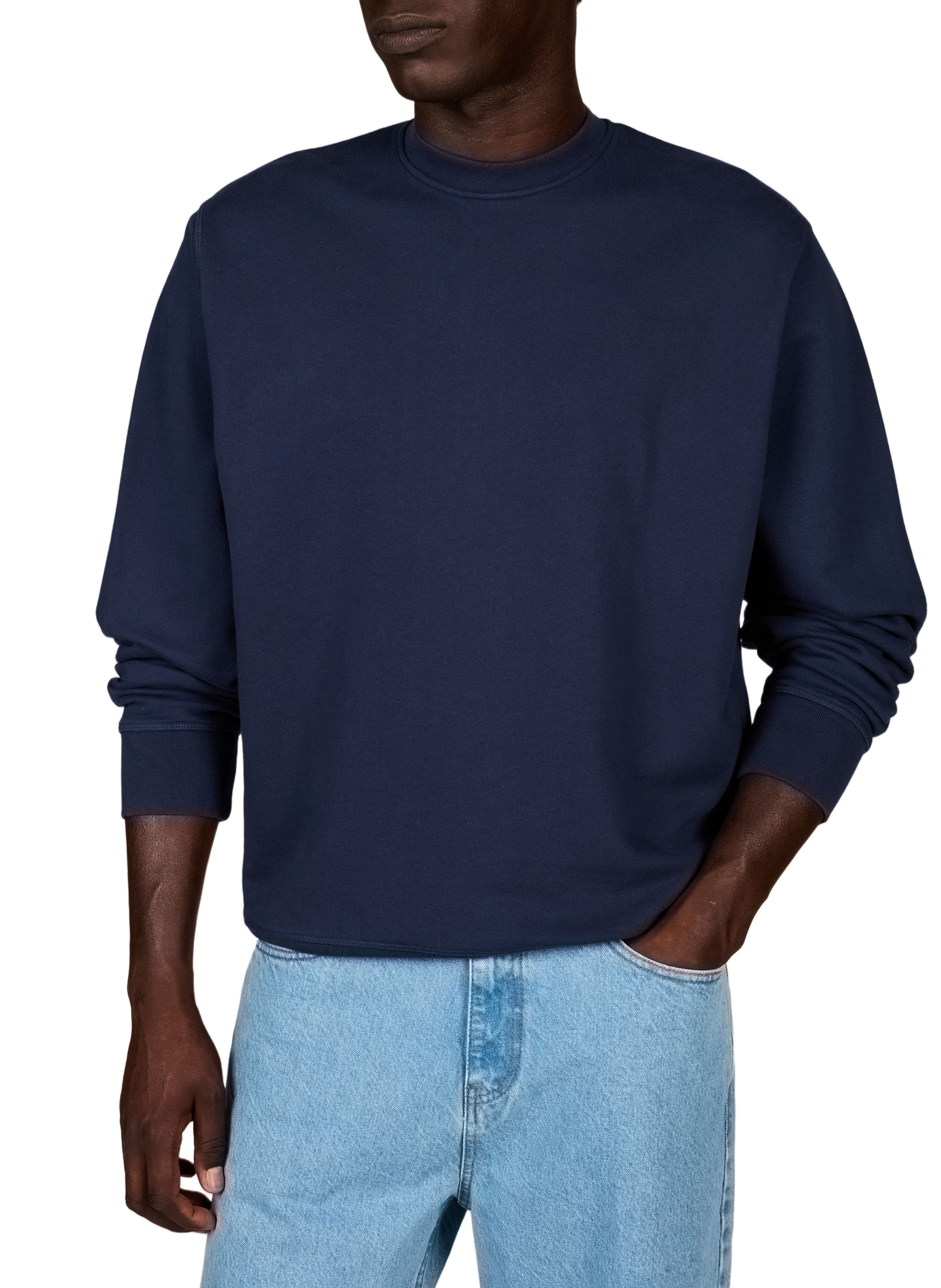 Pull droit en coton ARTE ANTWERP Bleu
