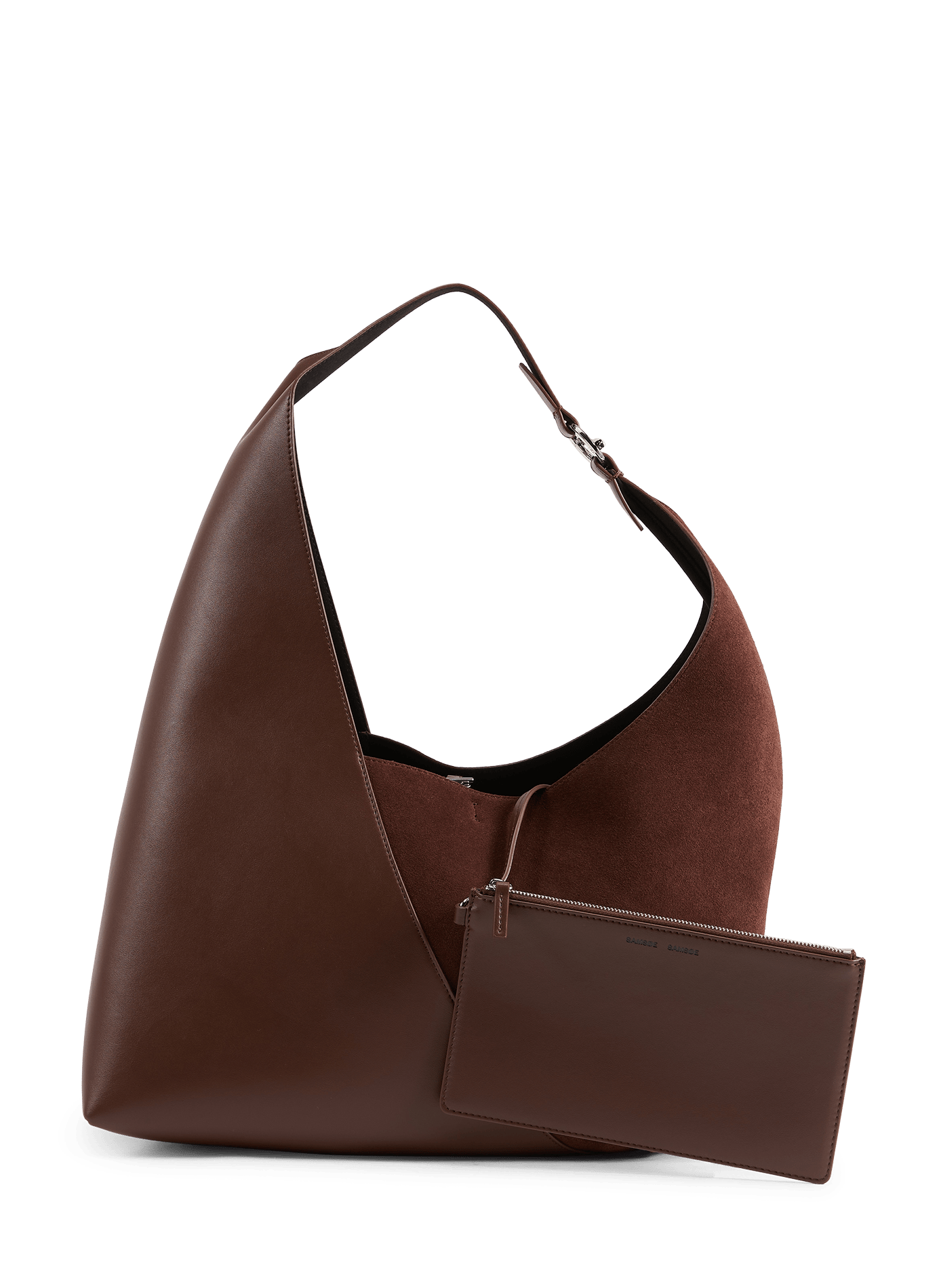 Sakaia two-tone handbag SAMSOE SAMSOE Brown