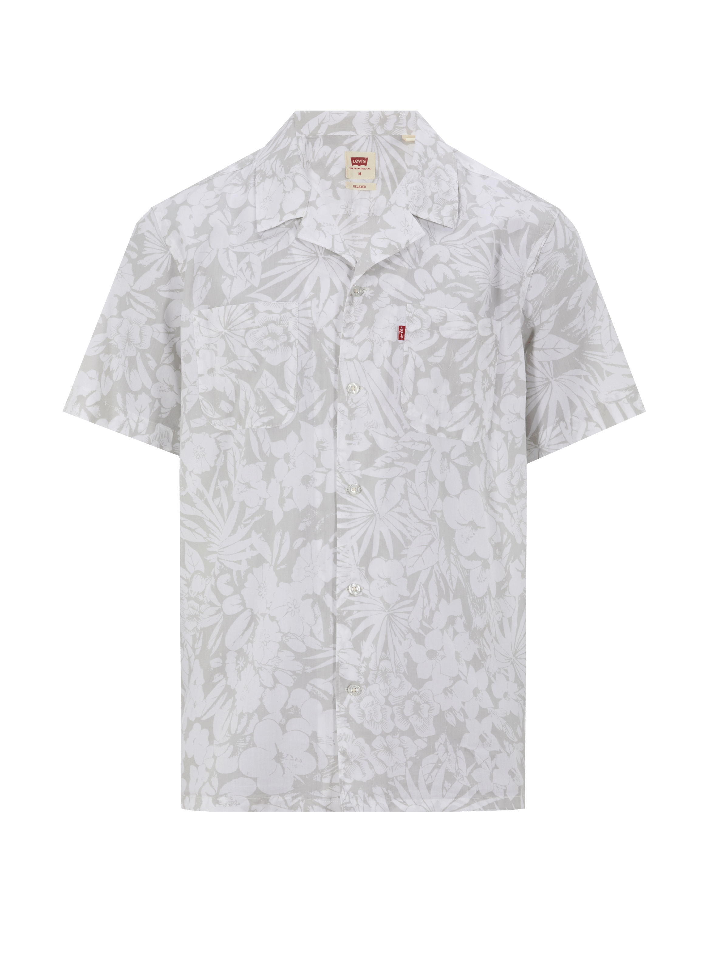 Chemise à motif en coton
