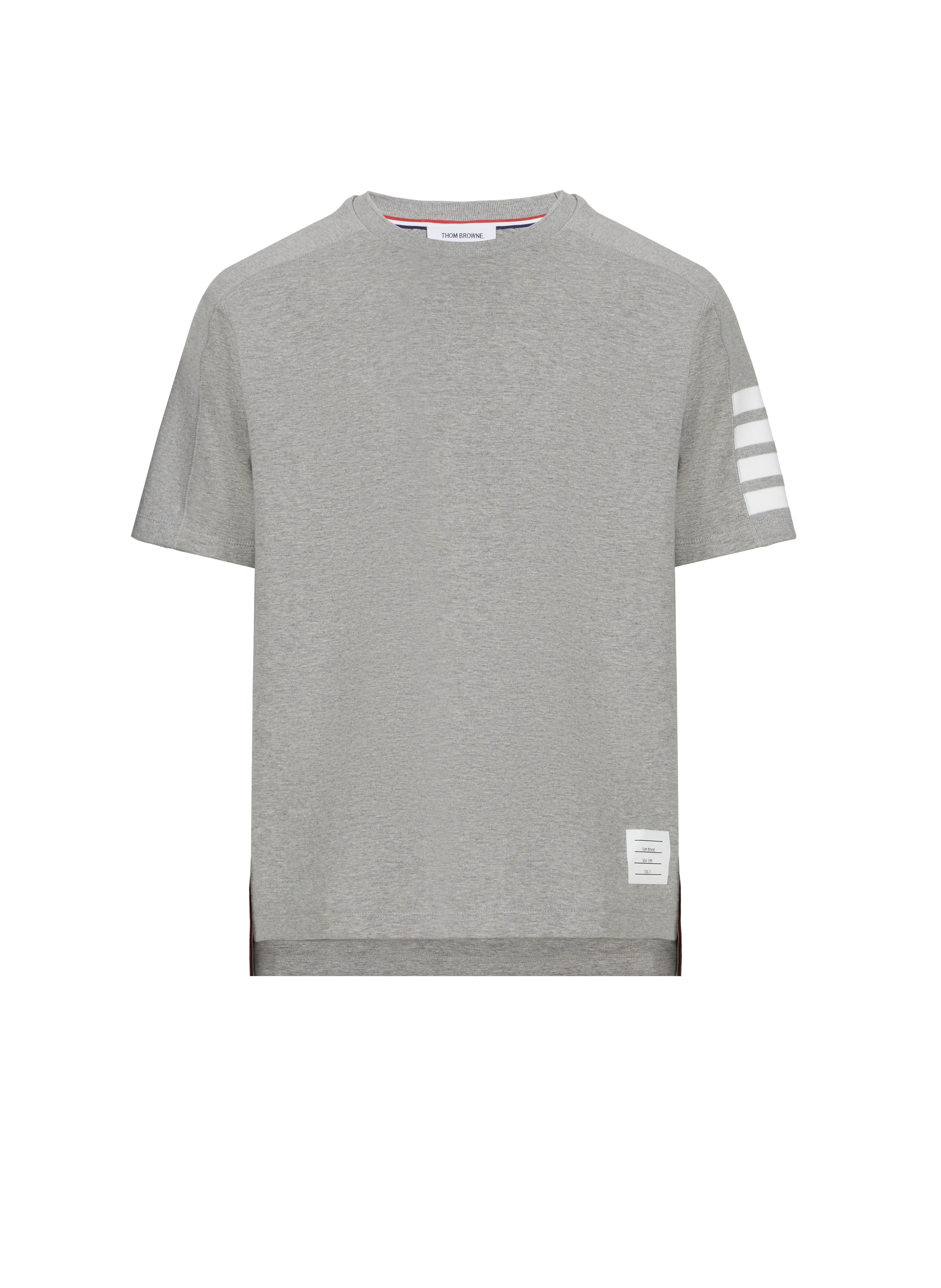 T-shirt with stripes THOM BROWNE Grey