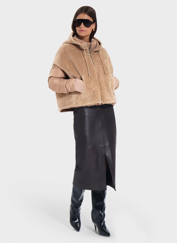 Manteau camel ample - marguerite Marron by ZAPA ZAPA Manteau camel ample - marguerite Marron
