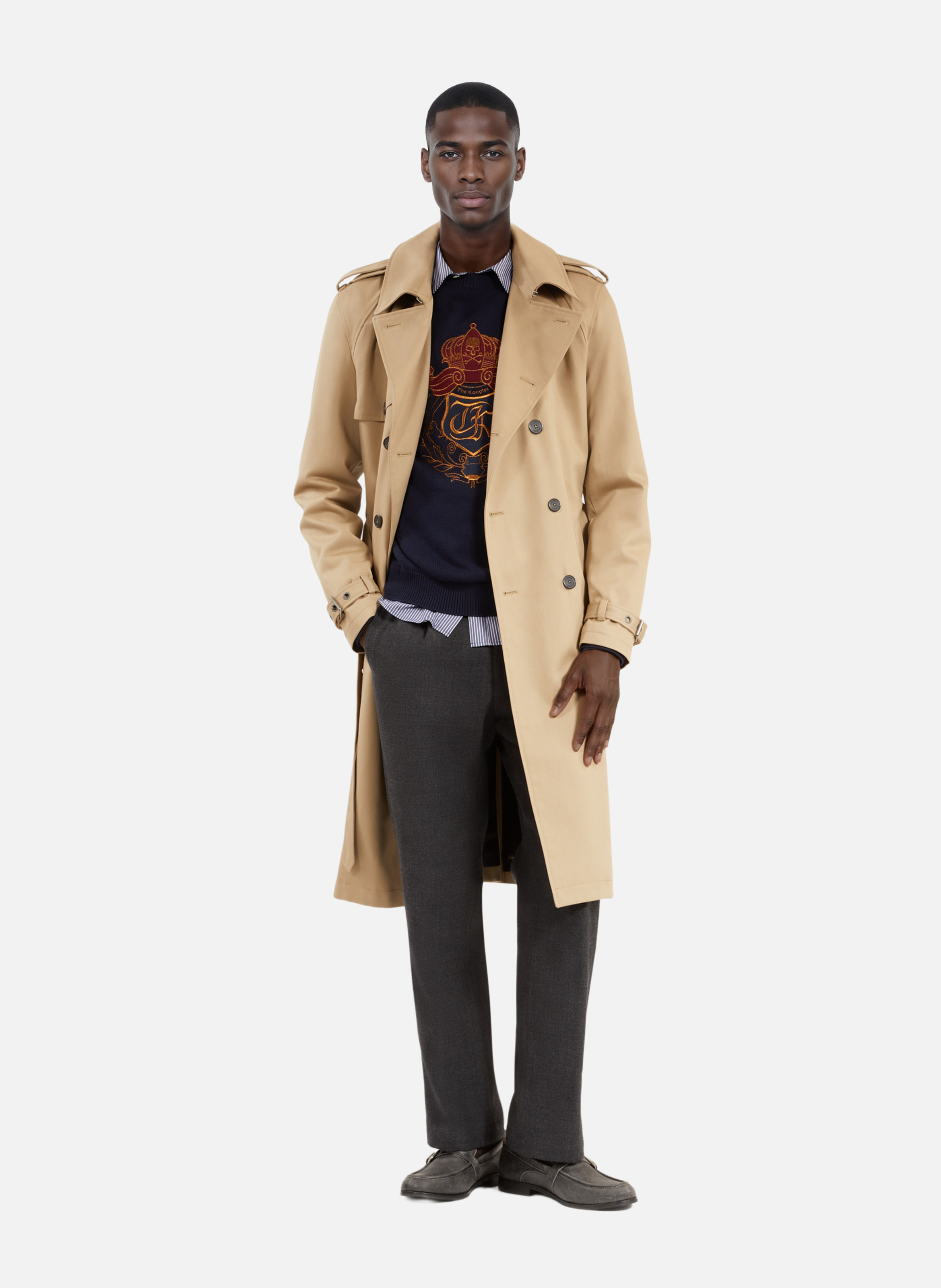 Camel Tenue Avec Manteau Beige Homme Wool Coat Trench Homme Camel