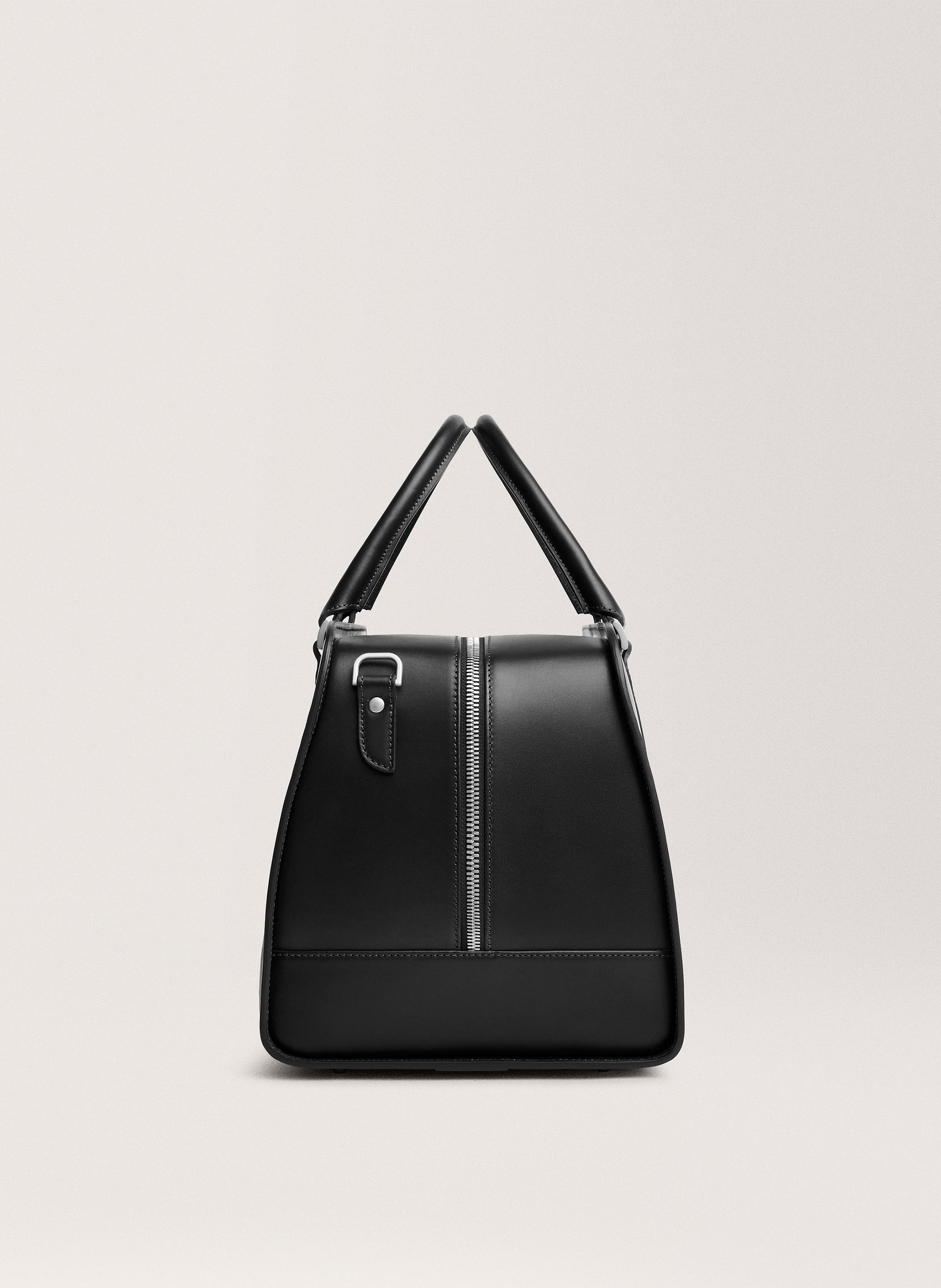 Sac de voyage 'palissy weekend' en cuir vachetta CARL FRIEDRIK Noir