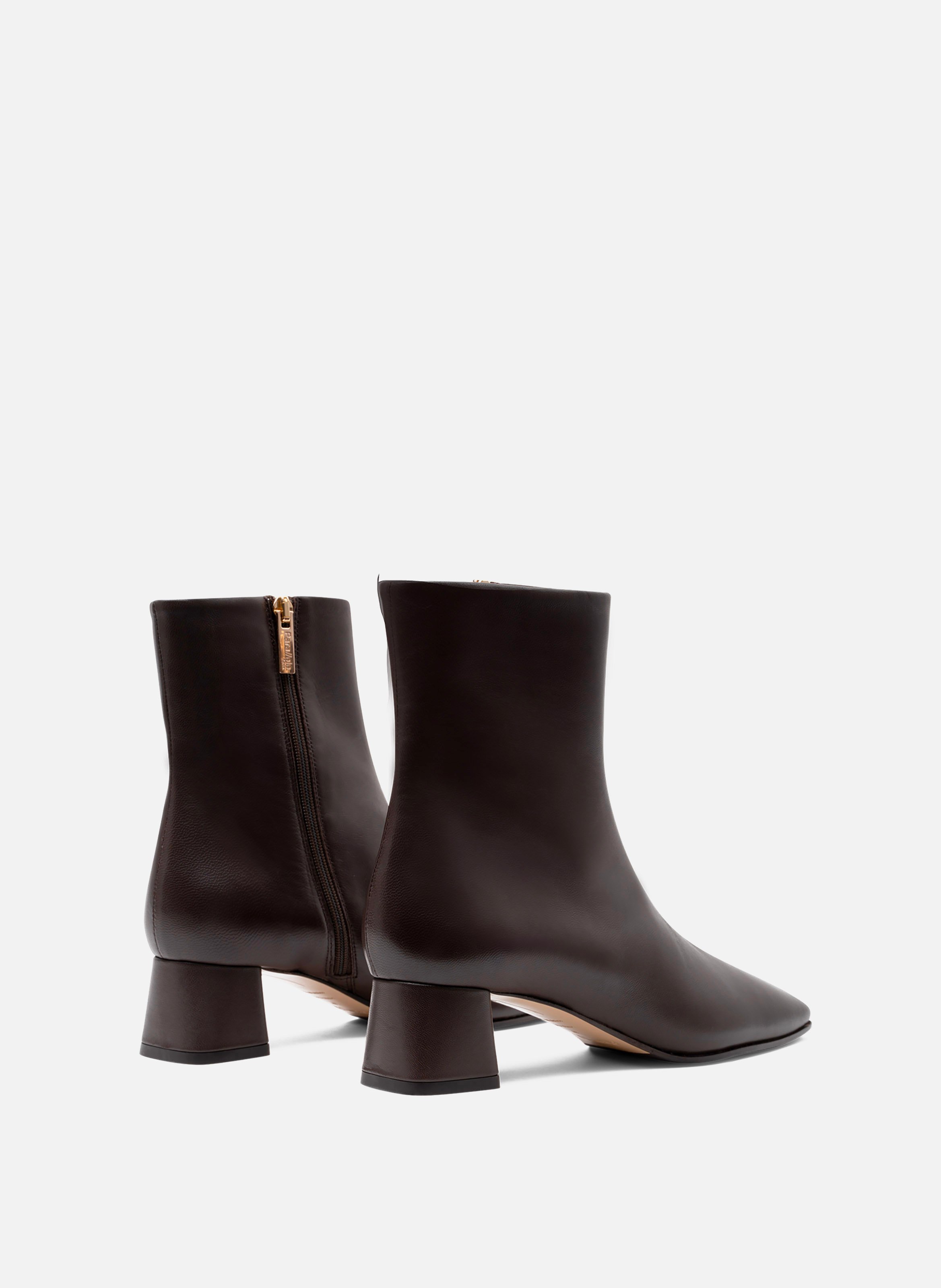 Bottines batan en nappa PARALLELE Marron