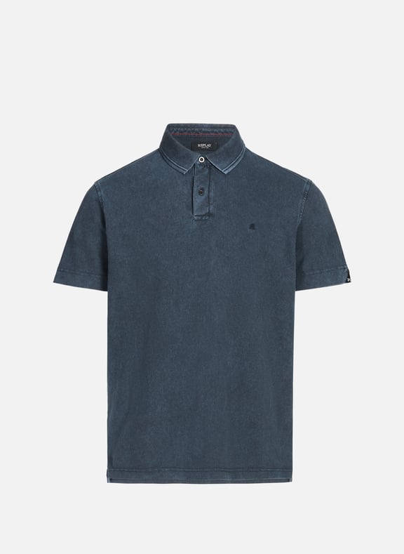 Polo en coton Bleu by REPLAY REPLAY Polo en coton Bleu