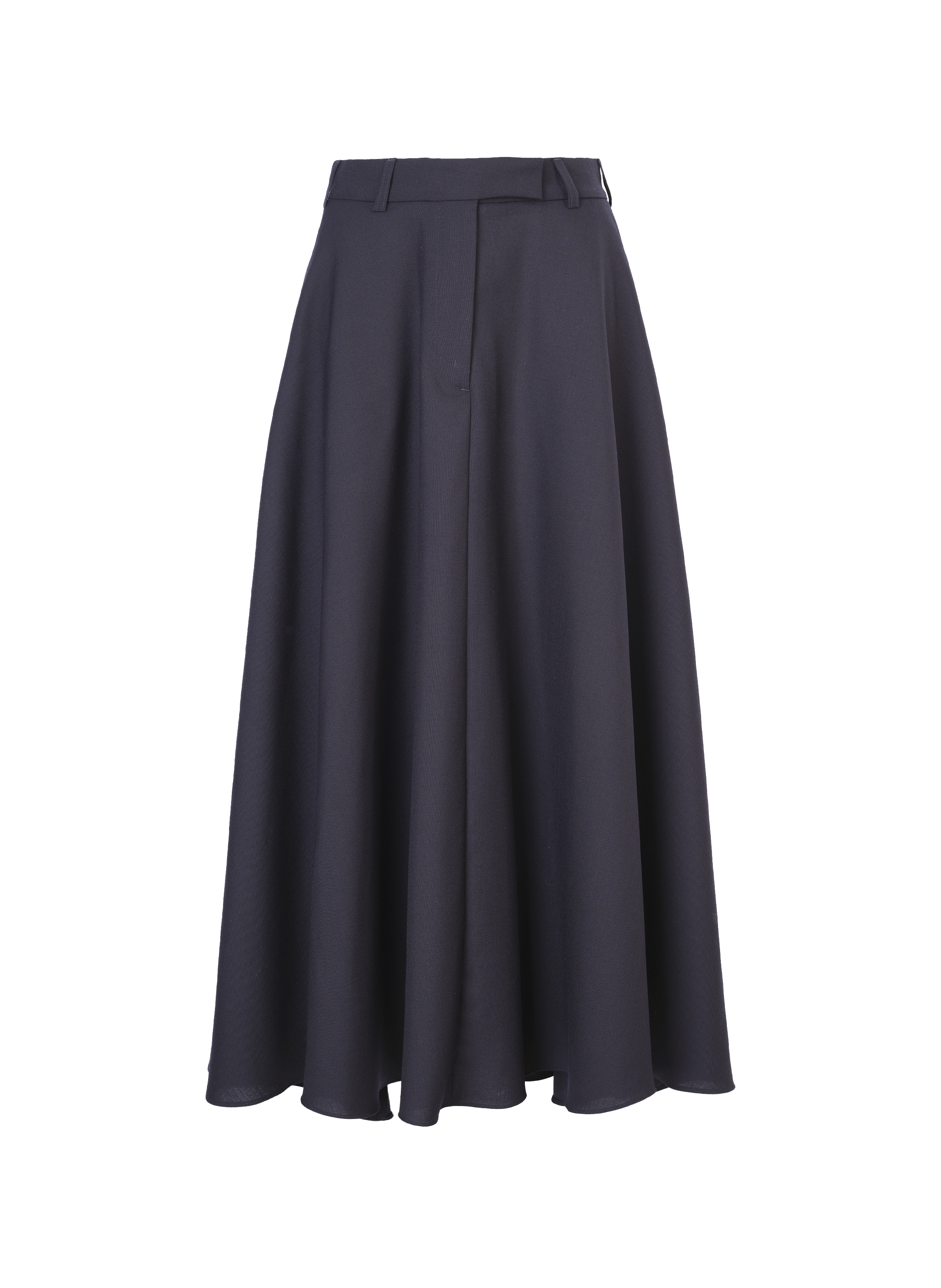 OFFICINE GENERALE Bertille long wool skirt Blue