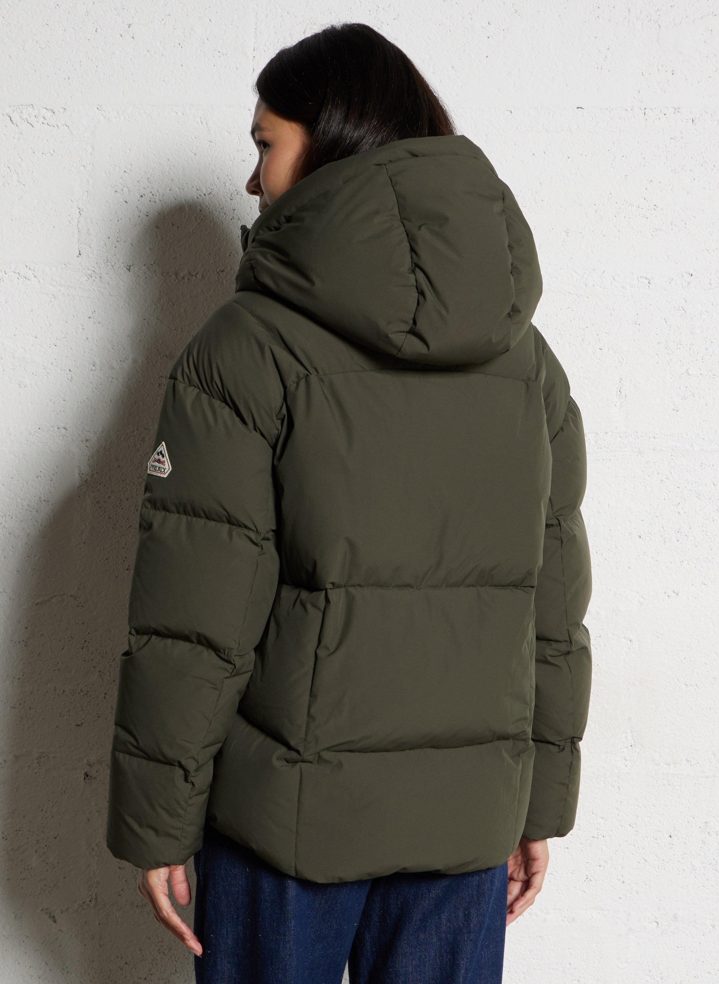 Doudoune droite matelassée harmonie PYRENEX Kaki