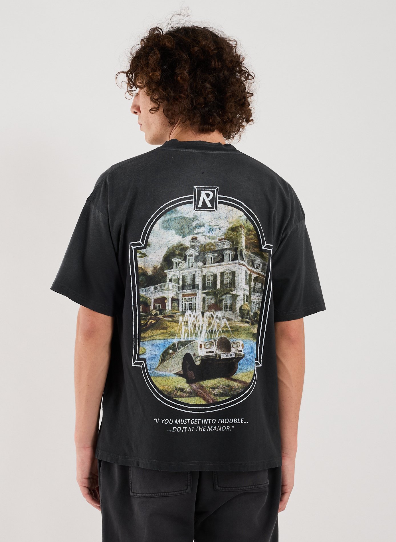 Loose cotton T-shirt REPRESENT Black