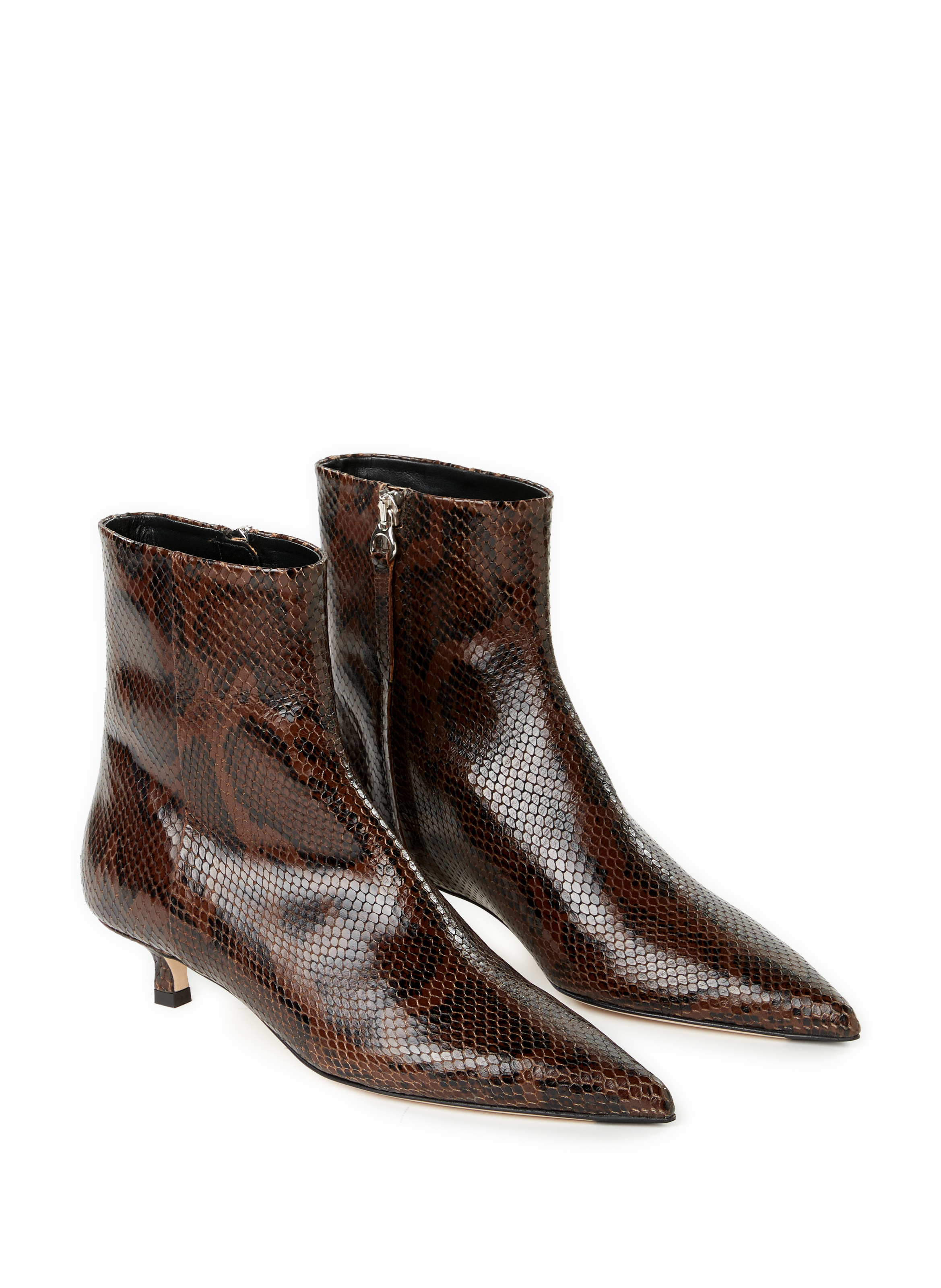 Bottines Sofie en cuir AEYDE Marron