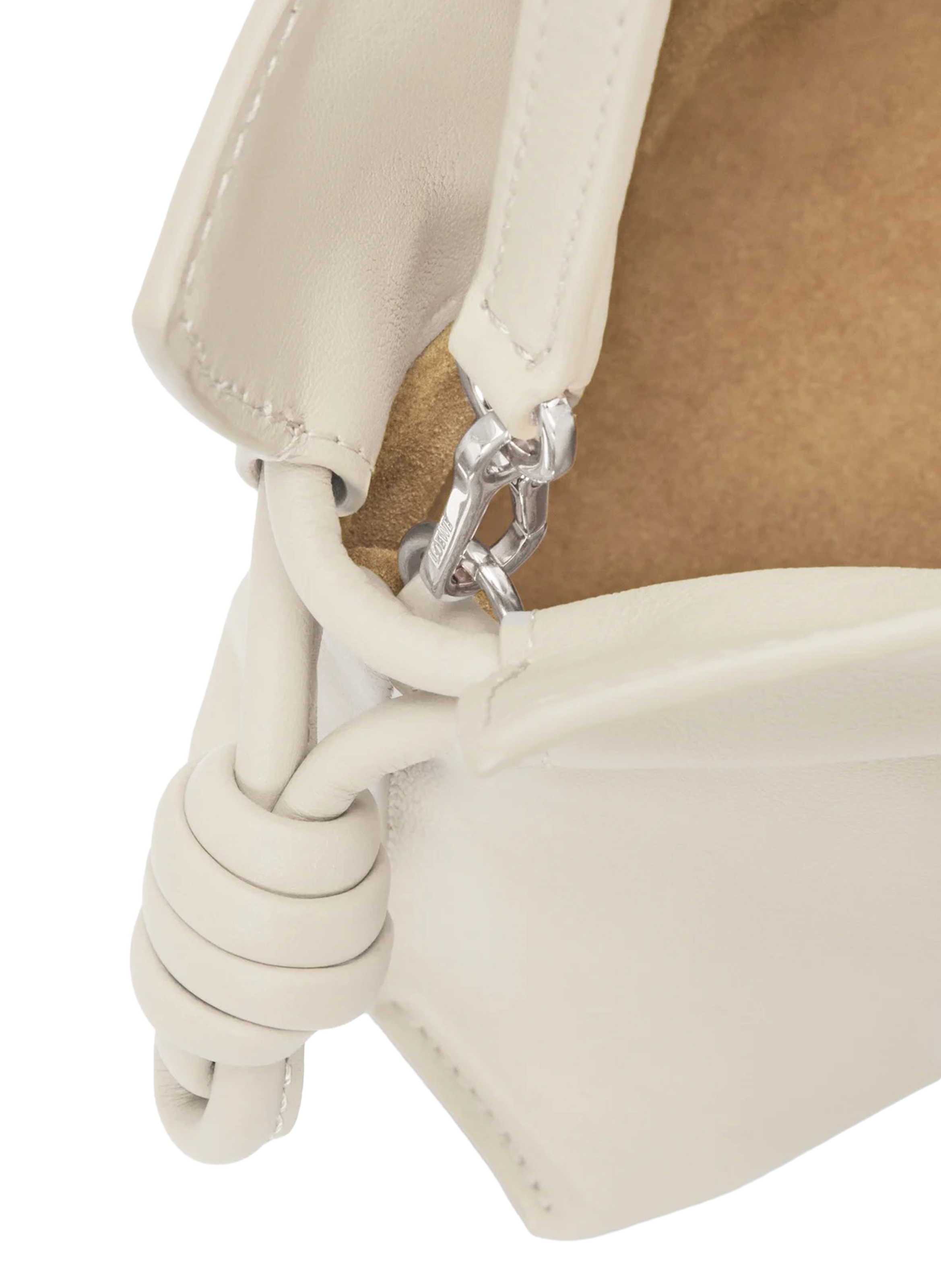 Mini Flamenco clutch in nappa calf leather LOEWE White