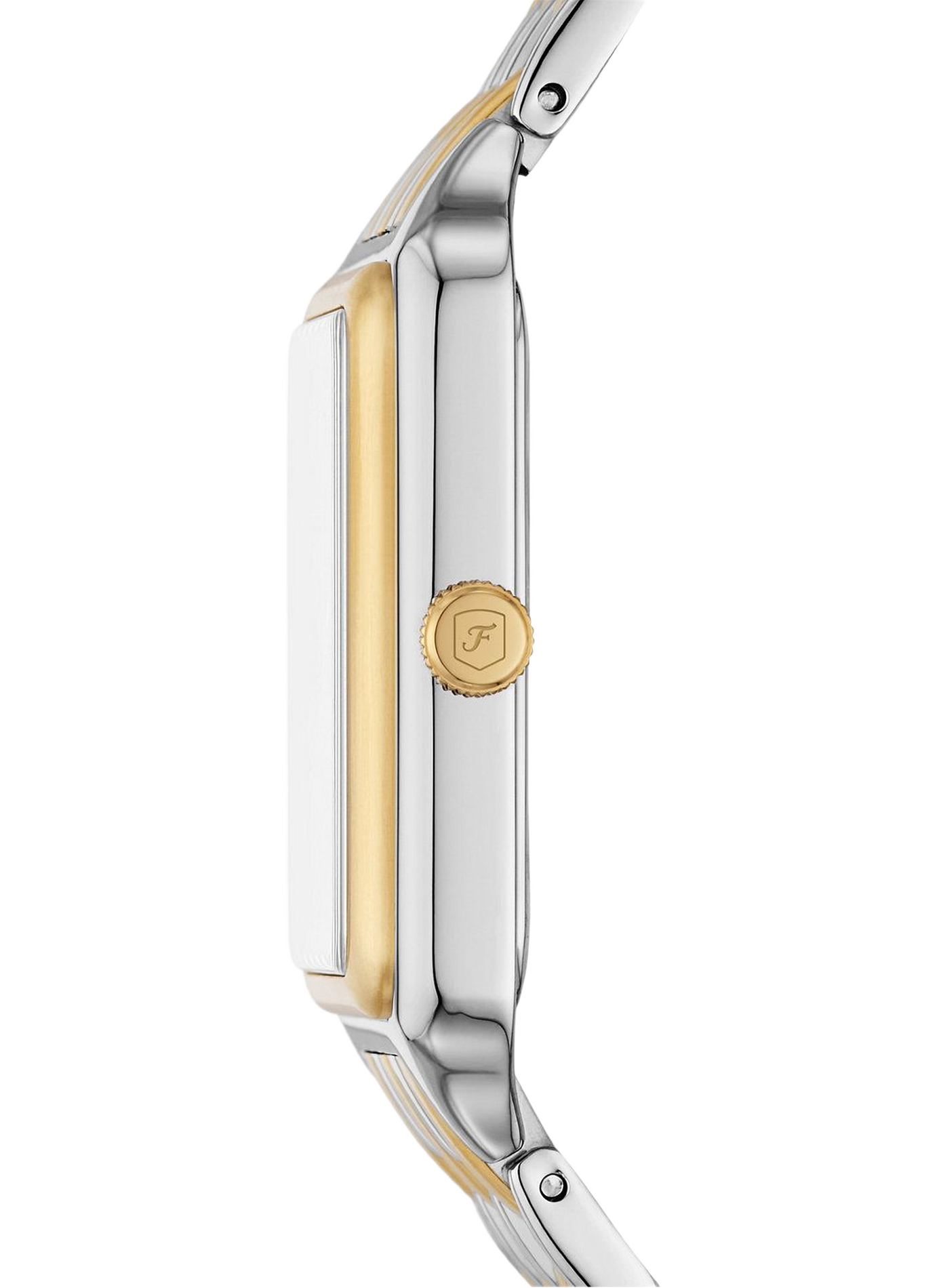 Montre à quartz en acier inoxydable FOSSIL Blanc