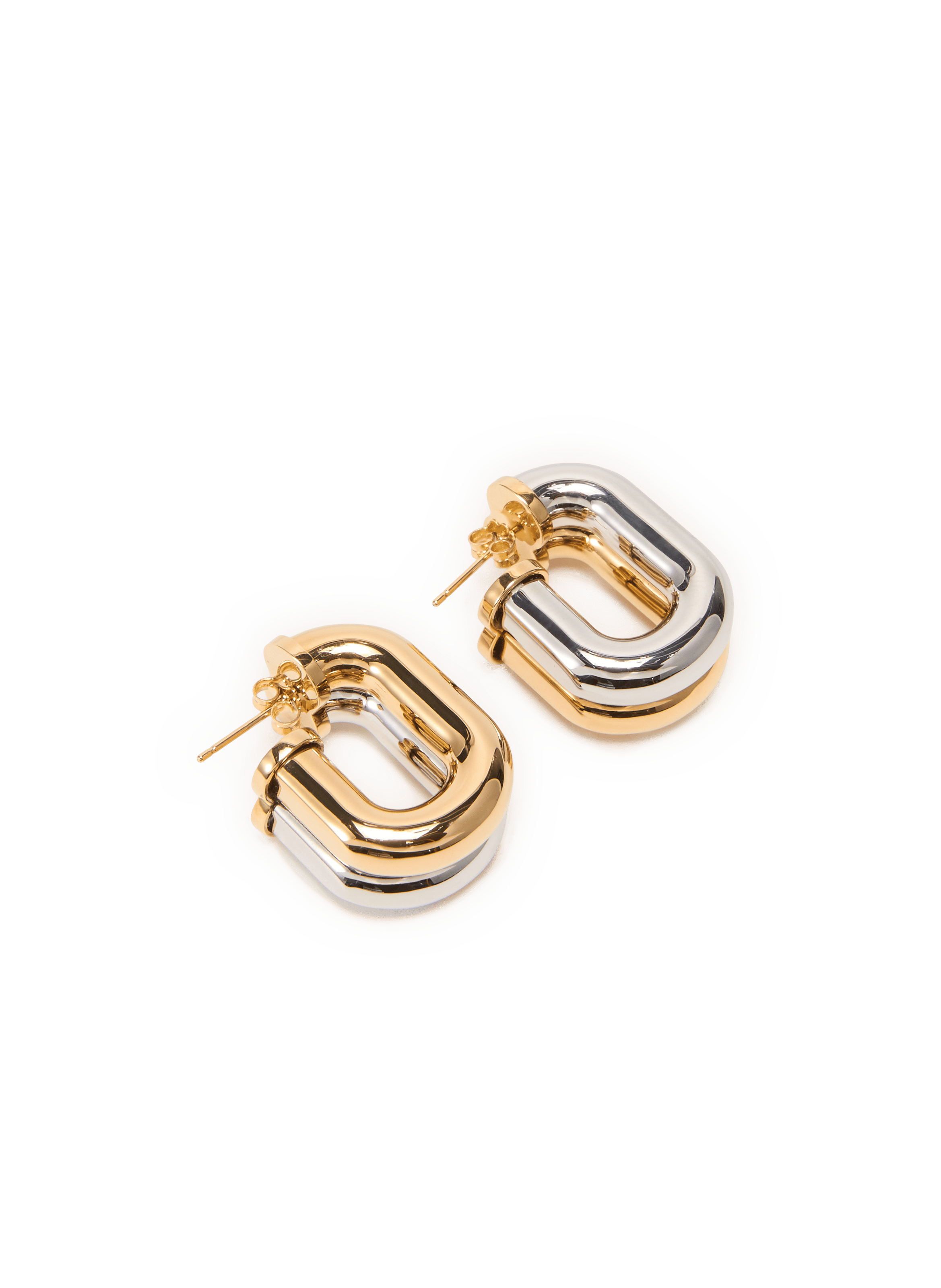 Brass clip-on Earrings RABANNE Multicolour