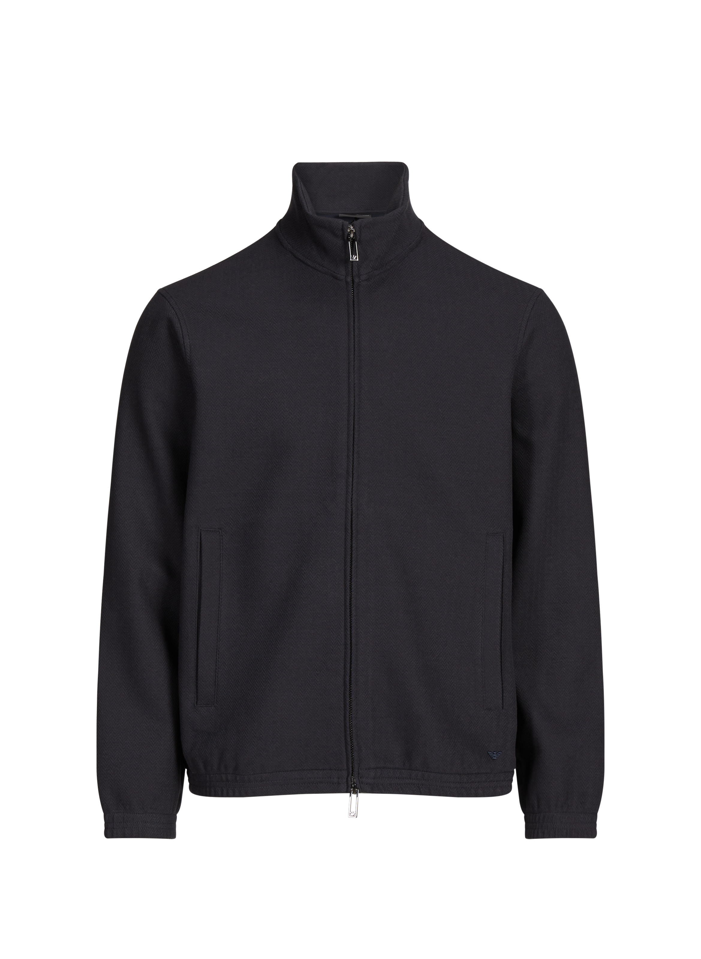 Gilet en coton mélangé EMPORIO ARMANI Bleu