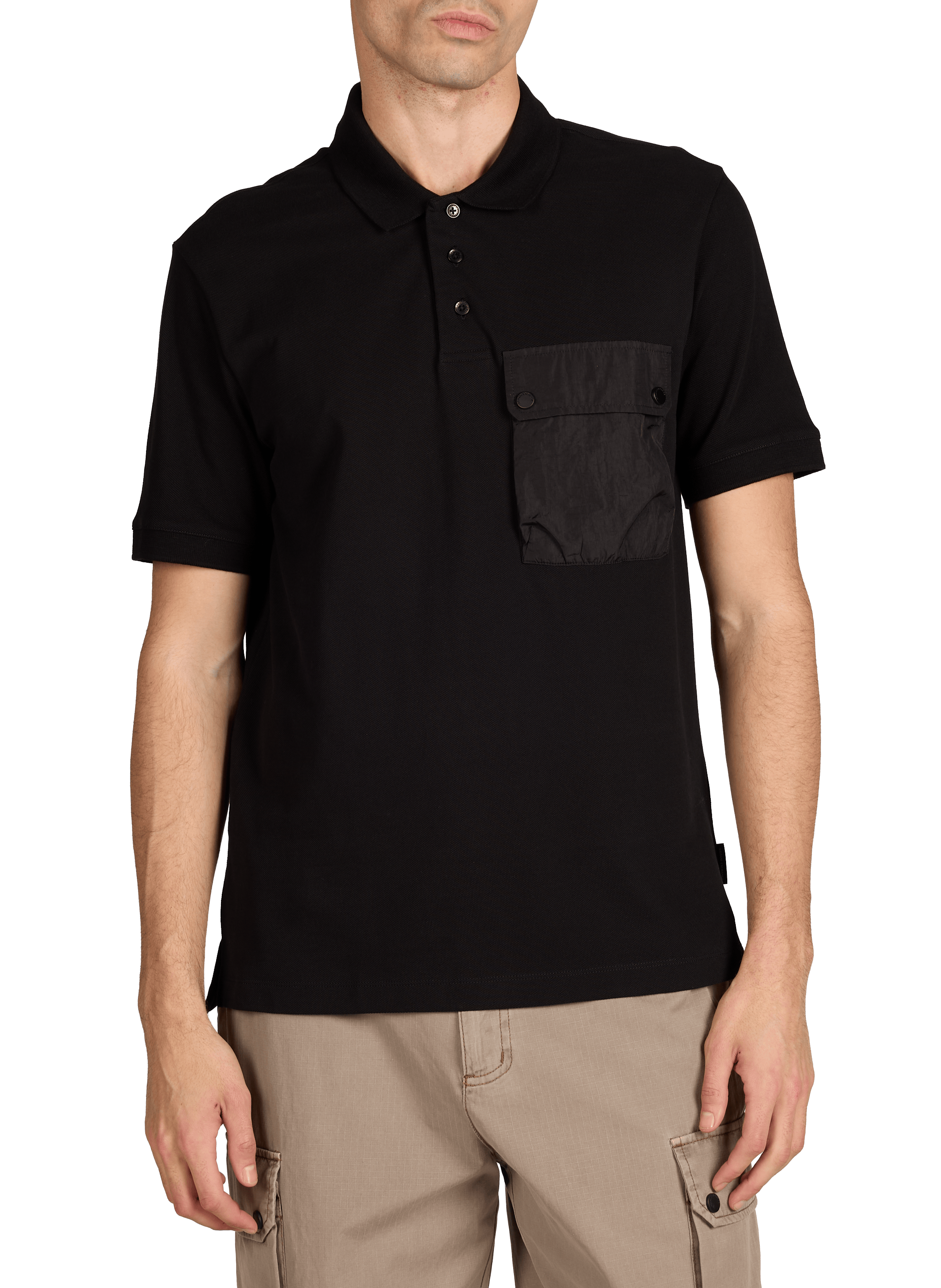 Polo en coton ARMANI EXCHANGE Noir