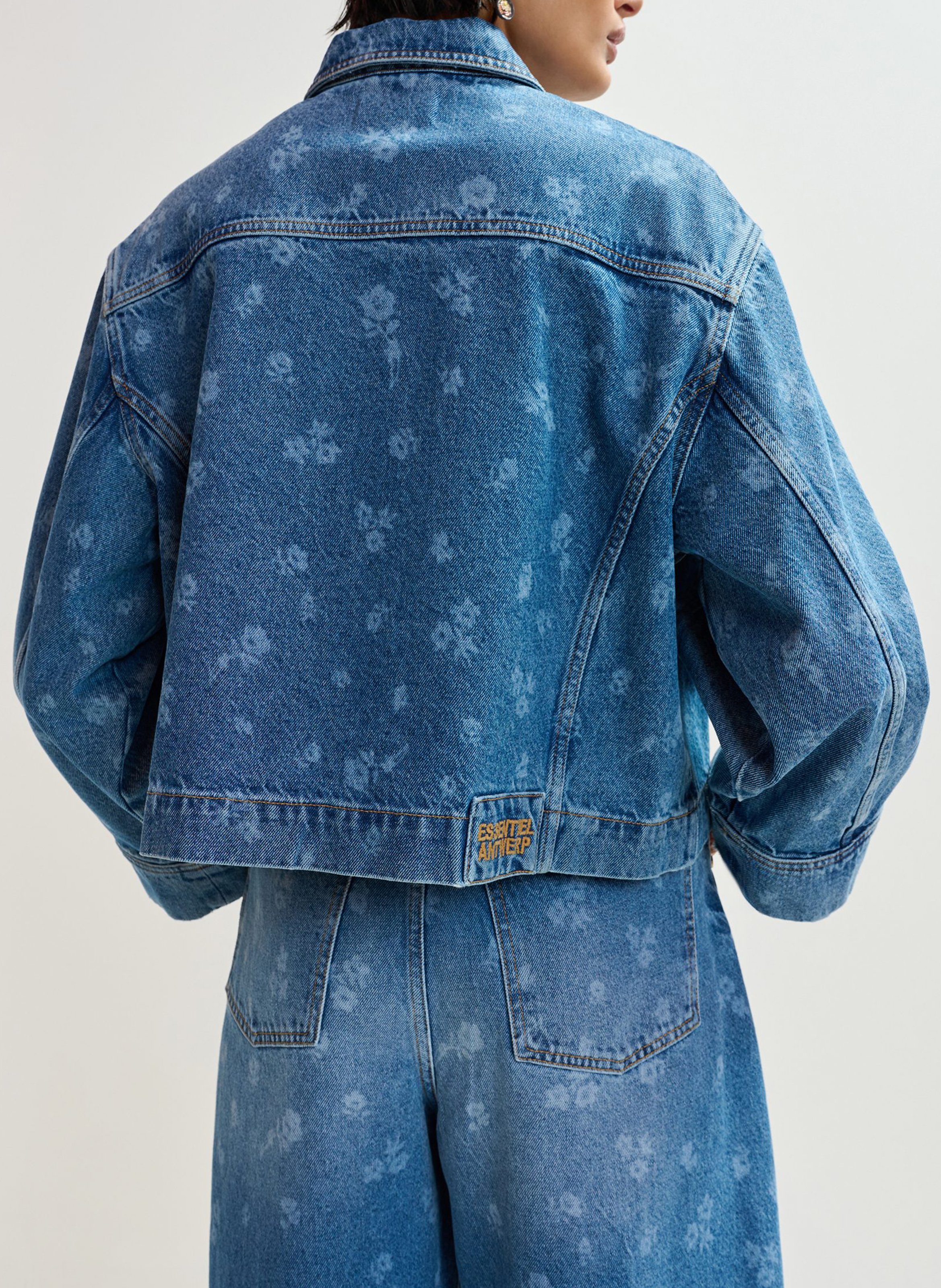 Veste col classique en coton Jass ESSENTIEL ANTWERP Bleu