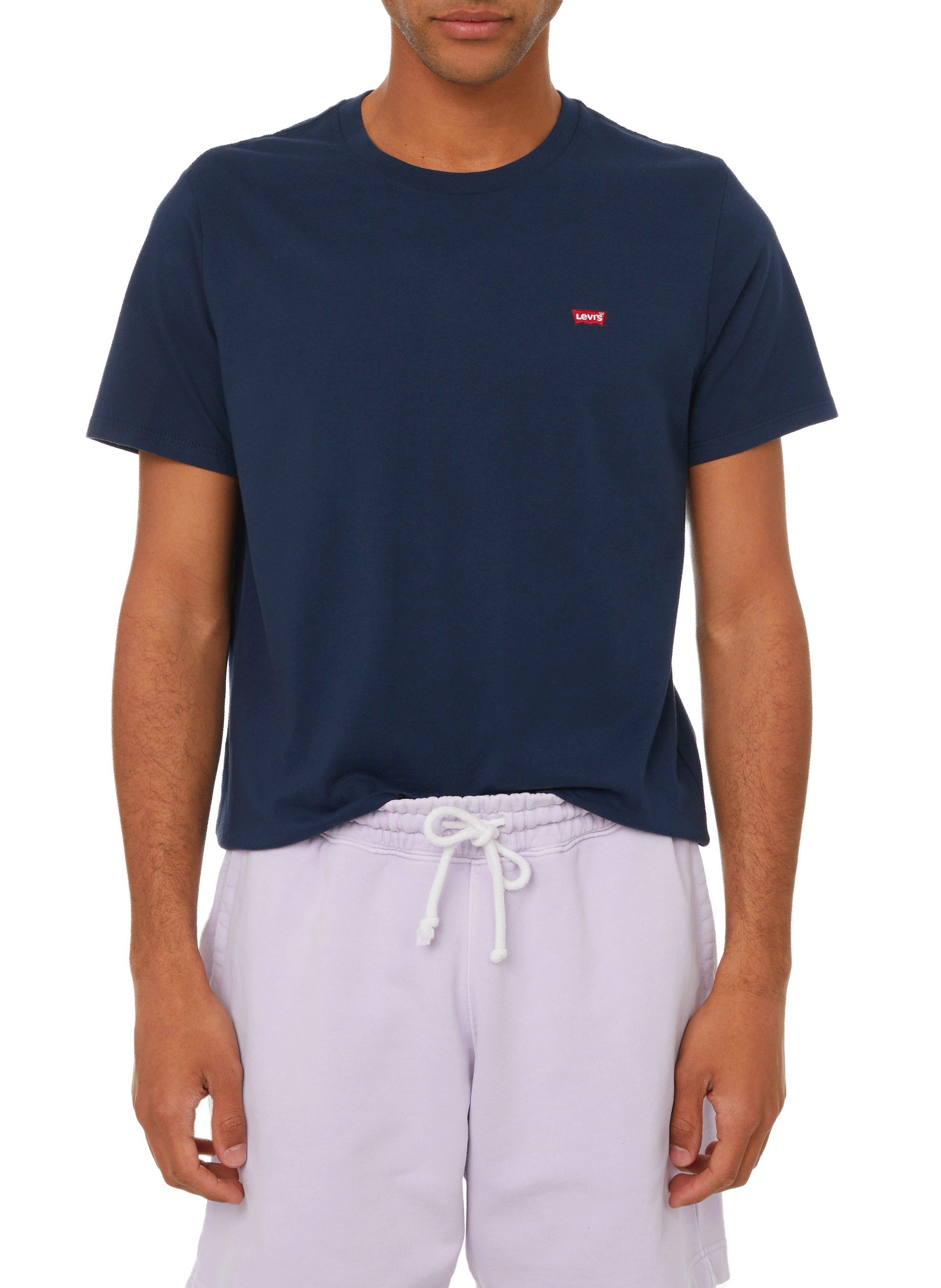 Cotton logo T-shirt LEVI'S Purple