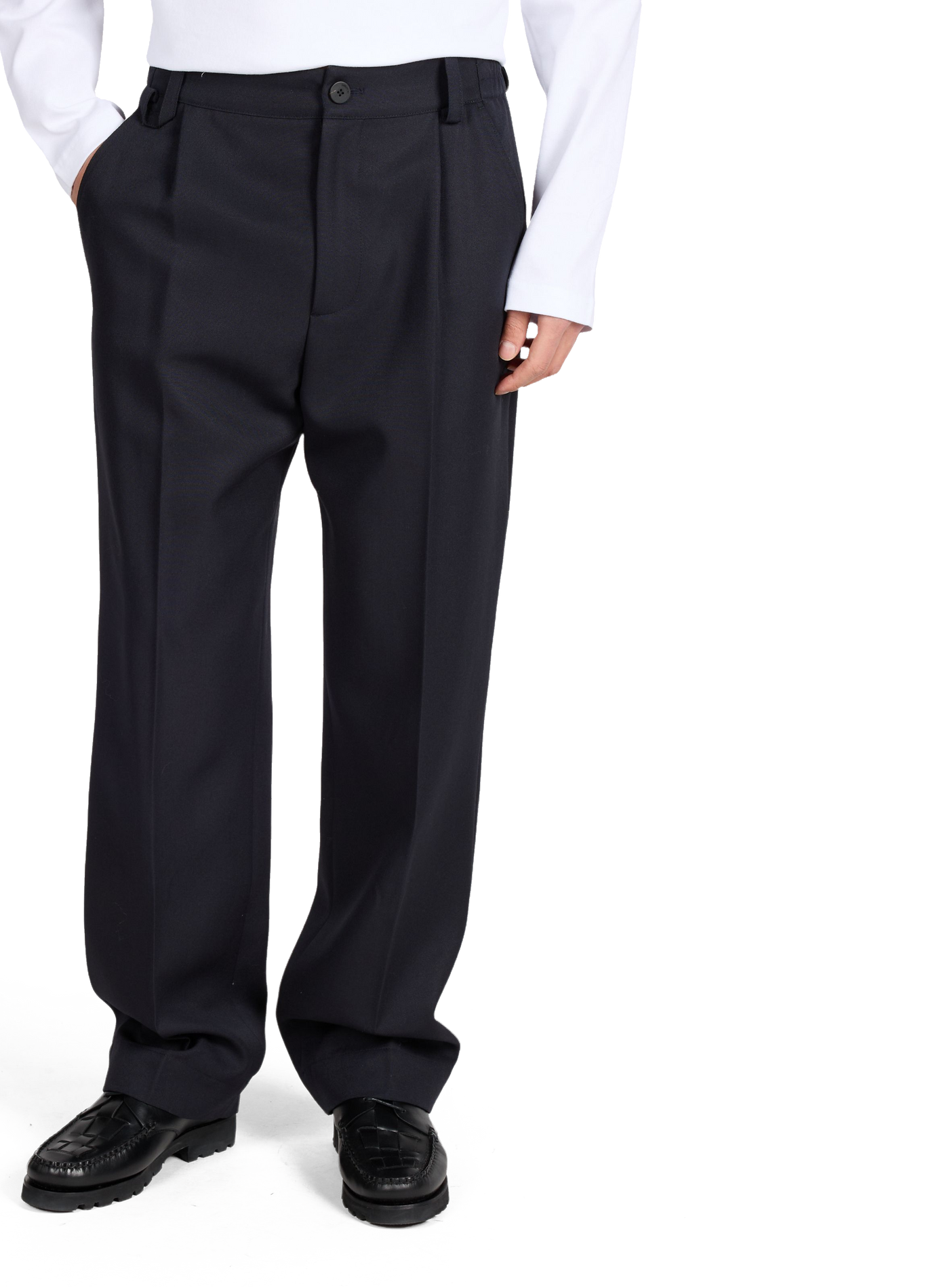 Wide-leg Cruise cotton trousers JACQUEMUS Blue