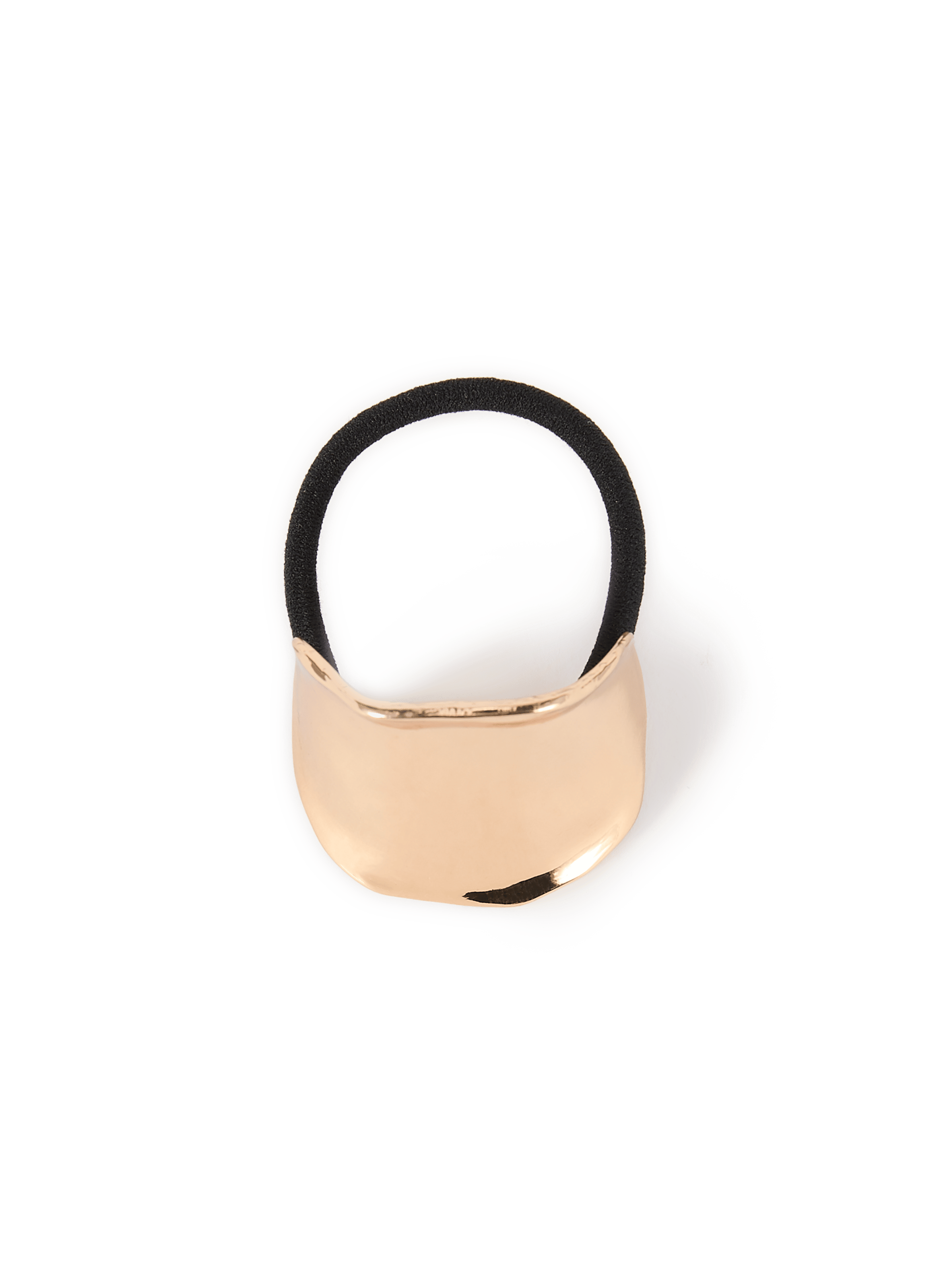 Elastic hair tie with metal embellishment AU PRINTEMPS PARIS Golden