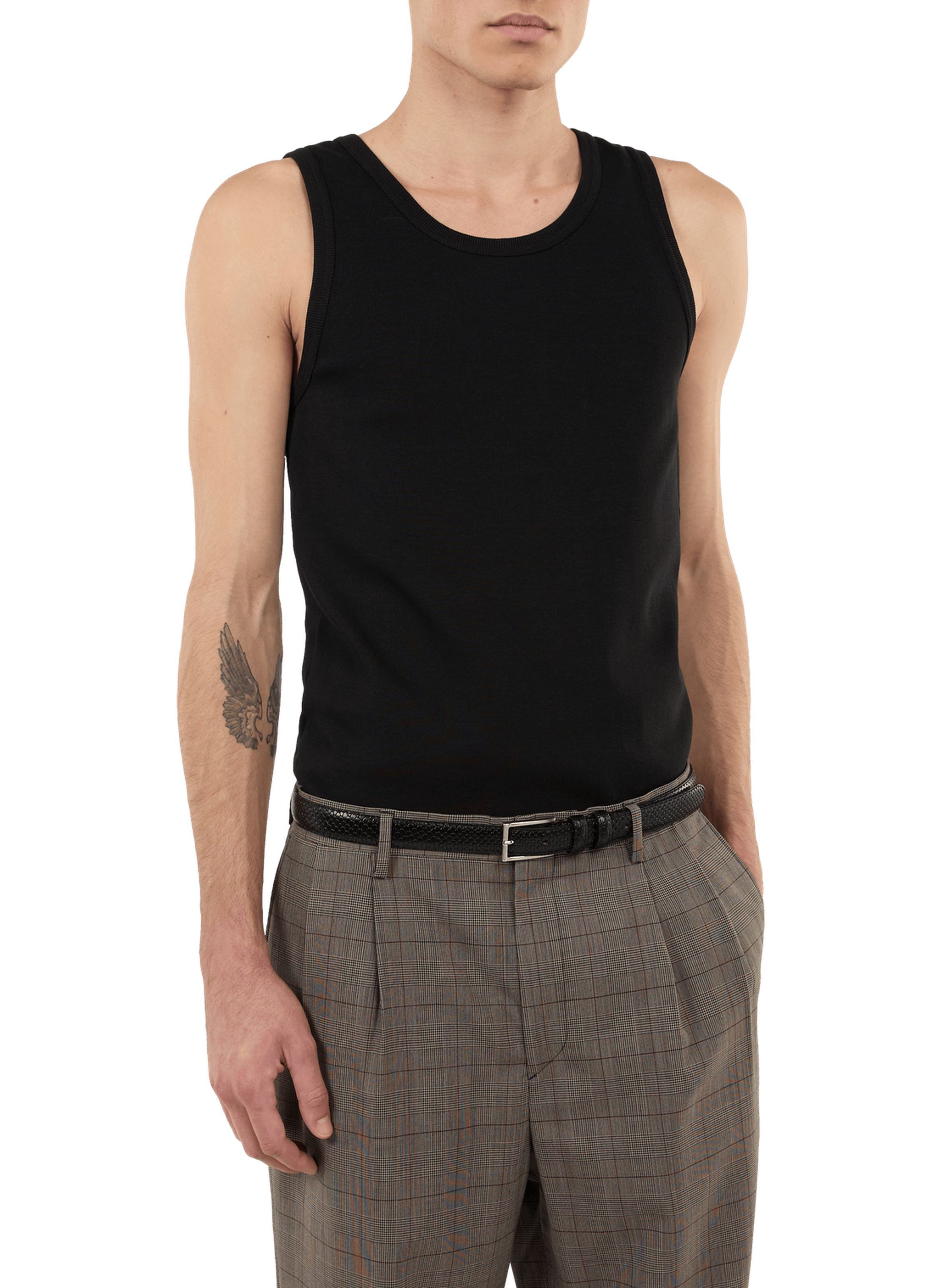 Débardeur droit col rond en coton SAISON 1865