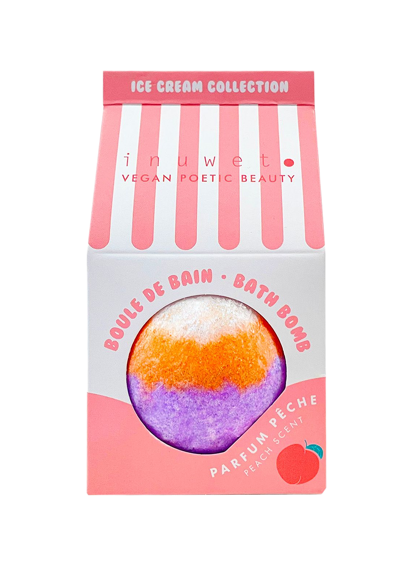 Boule De Bain - Icecream Pêche INUWET No color
