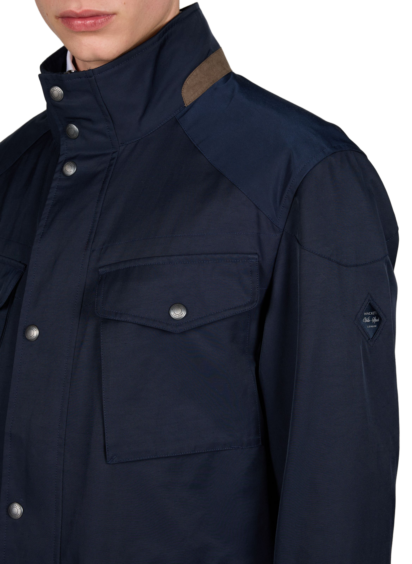 Blouson à col montant HACKETT Bleu
